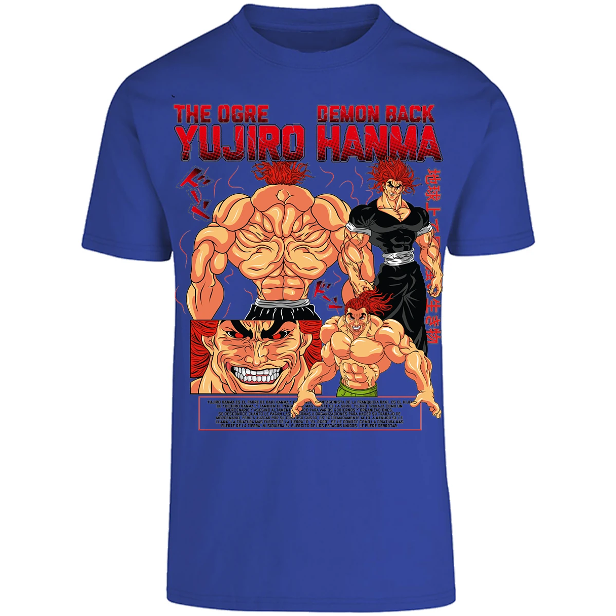 Playera Baki Yujiro Hanma para Adulto 29