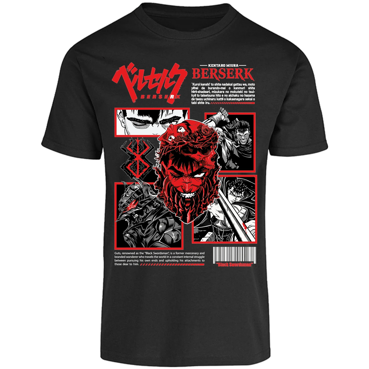Playera Berserk Berserk Anime para Adulto 3