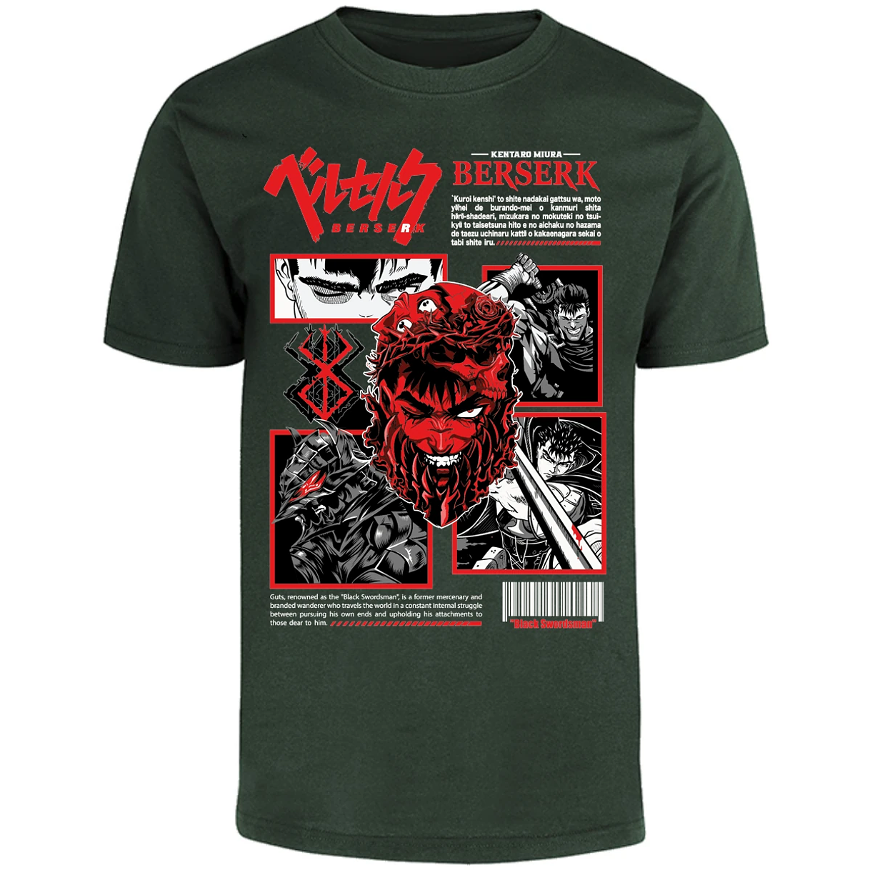 Playera Berserk Berserk Anime para Adulto 17