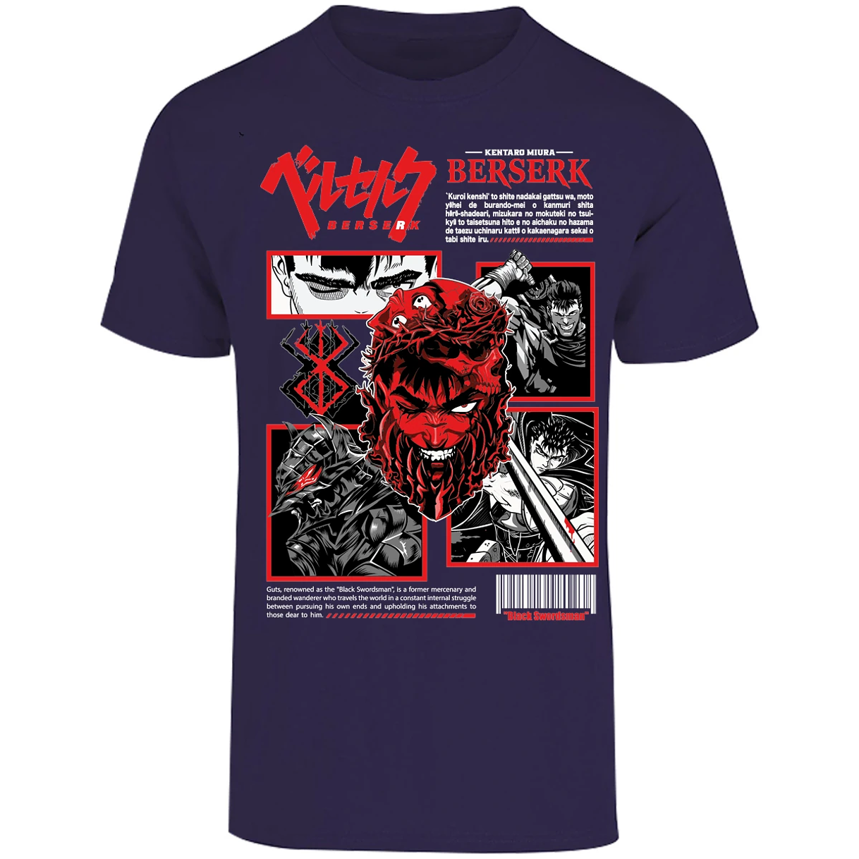 Playera Berserk Berserk Anime para Adulto 25