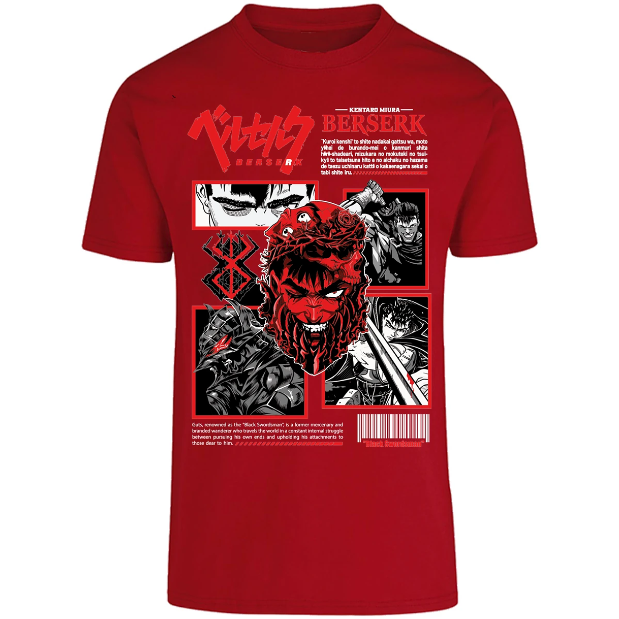 Playera Berserk Berserk Anime para Adulto 26