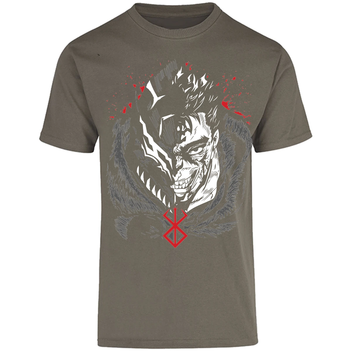 Playera Berserk Guts Berserk 3 Colores para Adulto 16