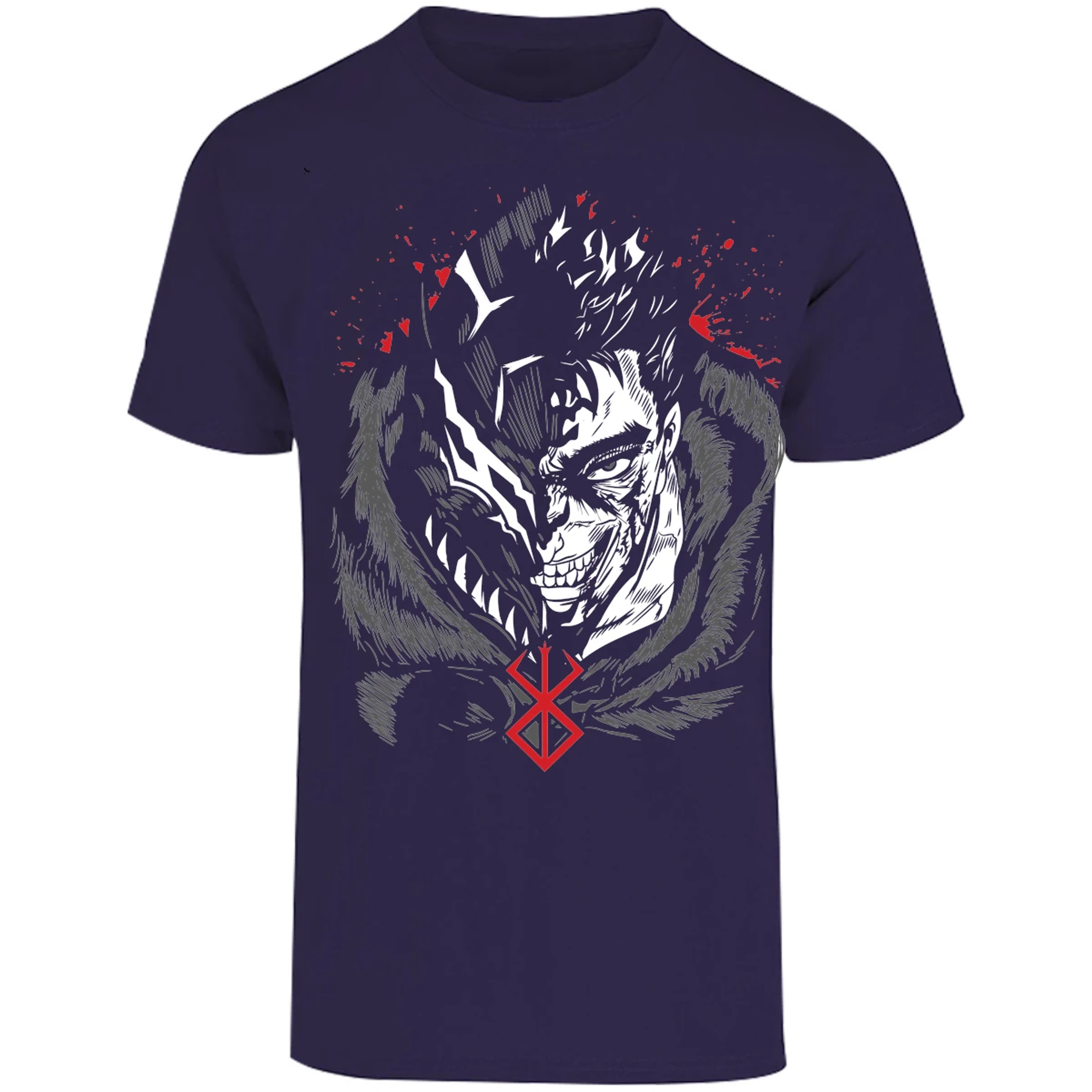 Playera Berserk Guts Berserk 3 Colores para Adulto 20