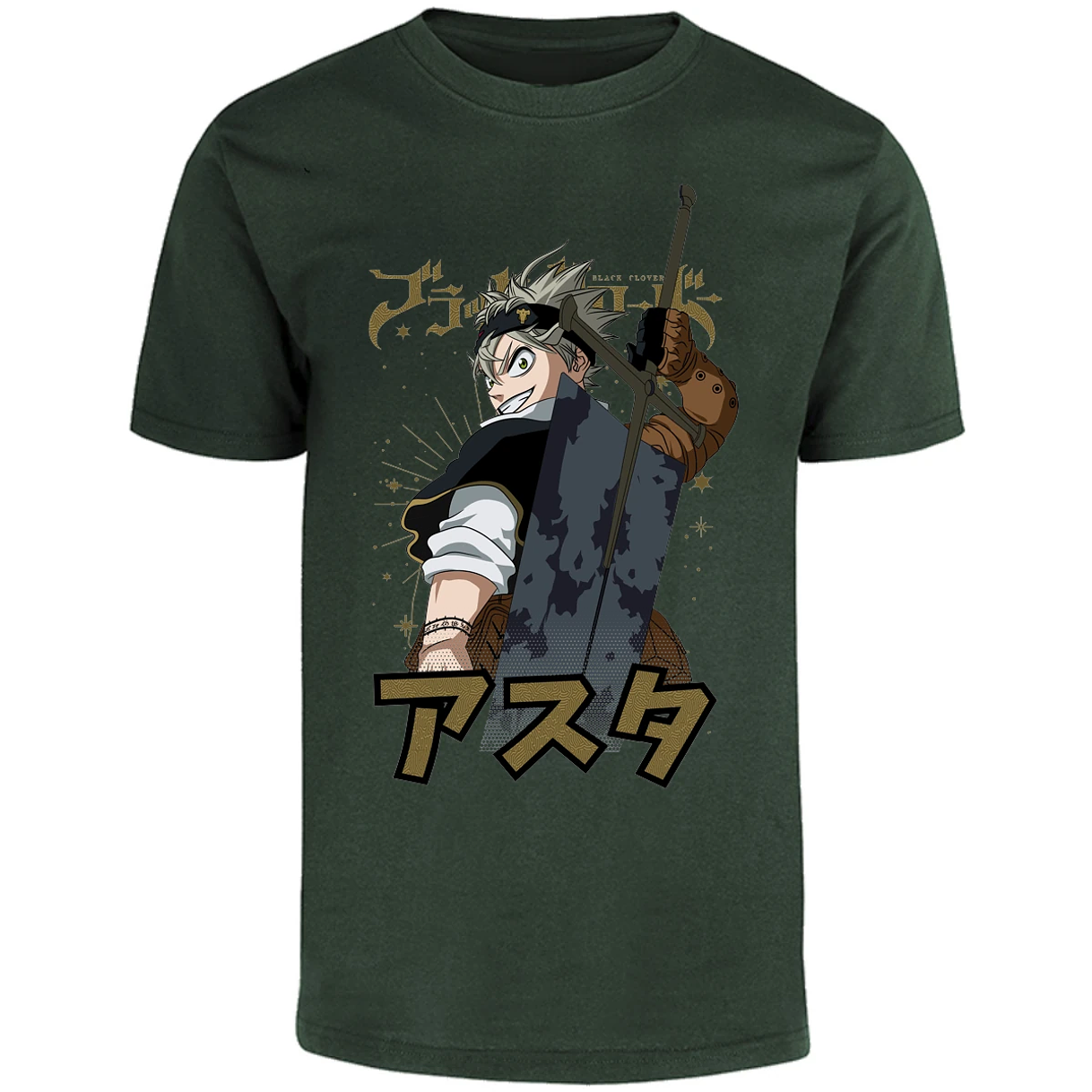 Playera Black Clover Asta Black Clover para Adulto 16