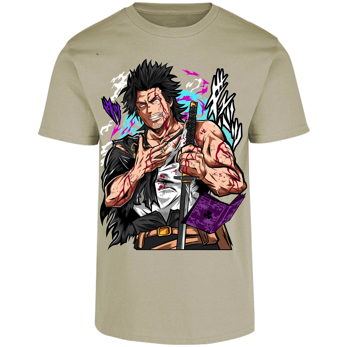 Playera Black Clover Yami Sukehiro para Adulto 7