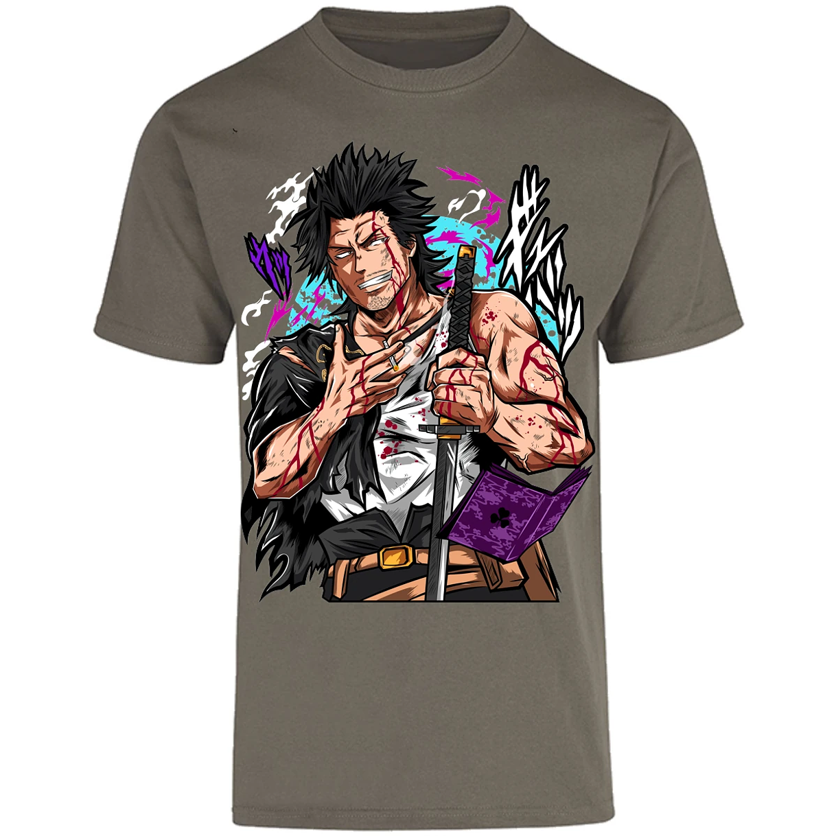 Playera Black Clover Yami Sukehiro para Adulto 12