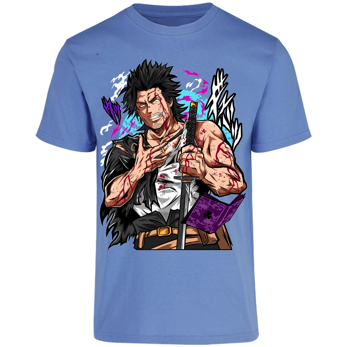 Playera Black Clover Yami Sukehiro para Adulto 22
