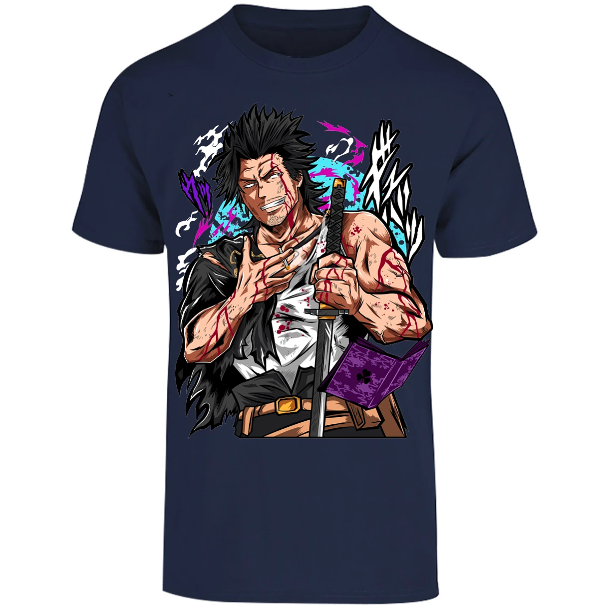 Playera Black Clover Yami Sukehiro para Adulto 23