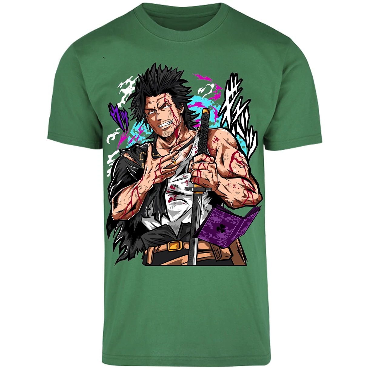 Playera Black Clover Yami Sukehiro para Adulto 28