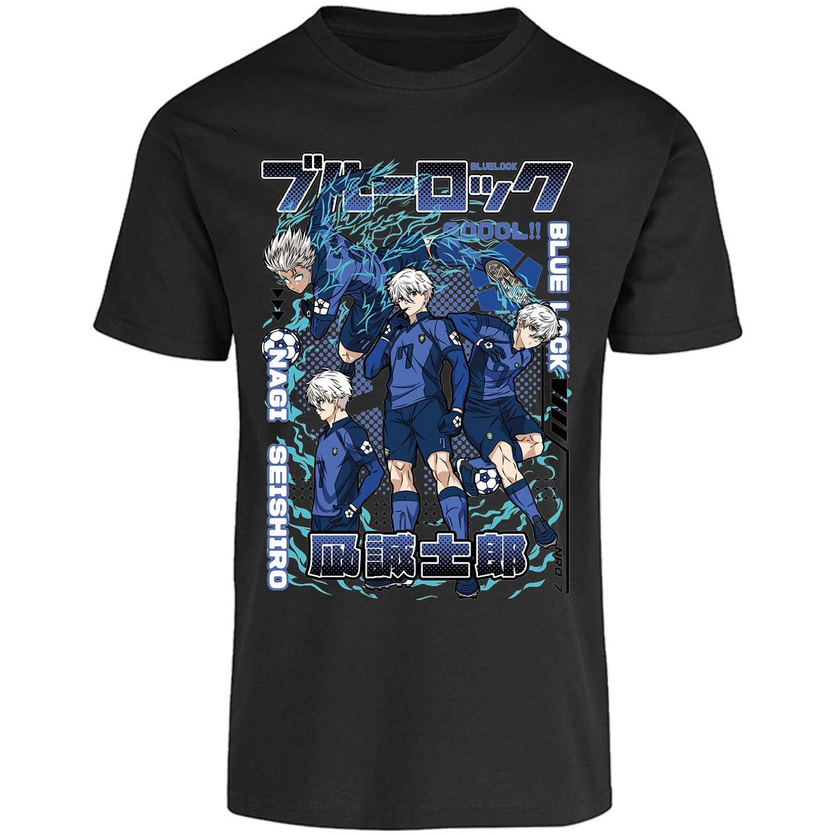 Playera Blue Lock Nagi Blue Lock para Adulto 13