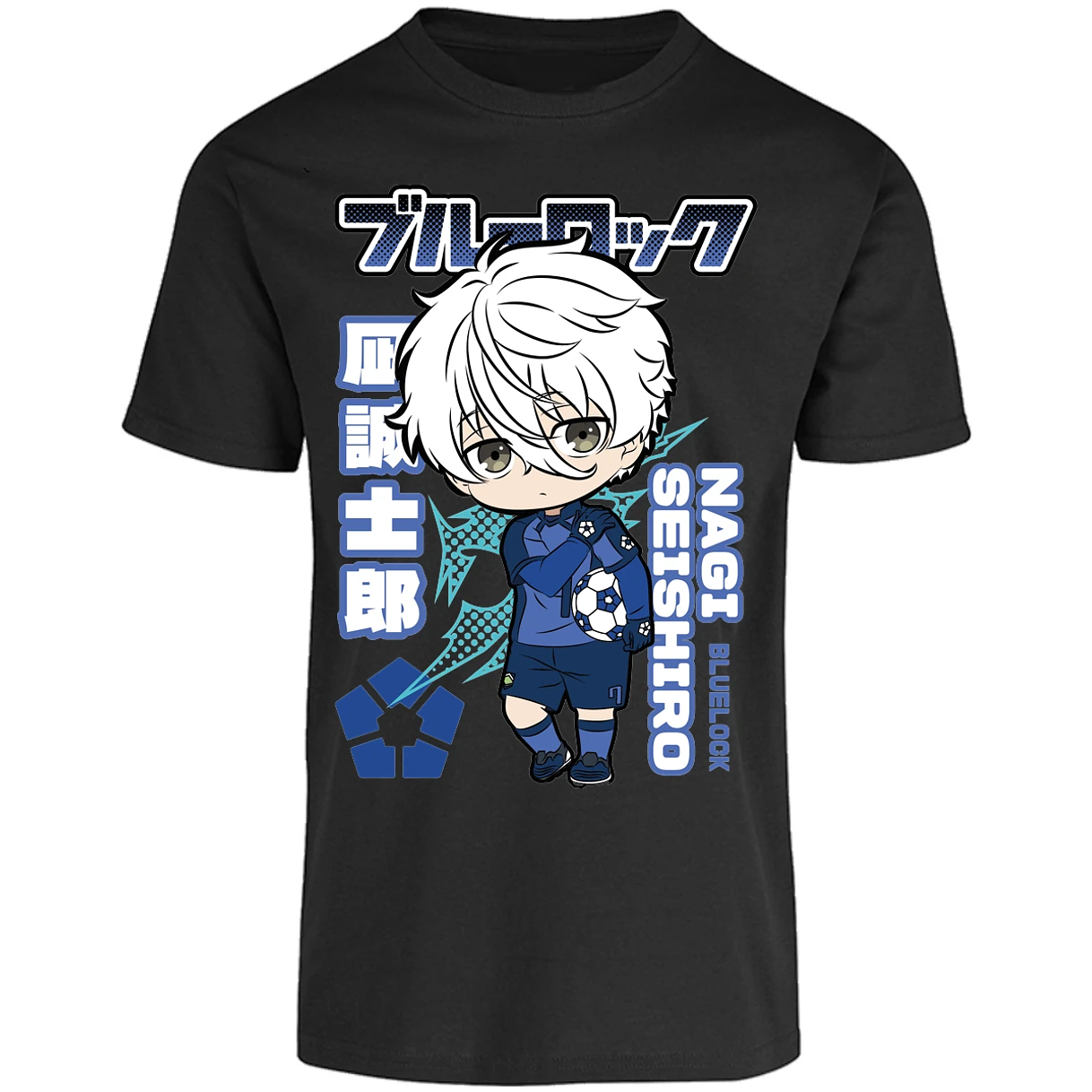 Playera Blue Lock Nagi Chibi Blue Lock para Adulto 18