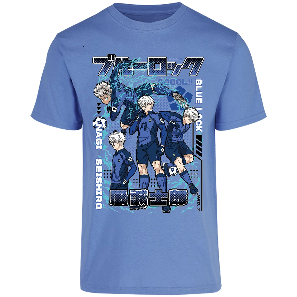 Playera Blue Lock Nagi Blue Lock para Adulto 3