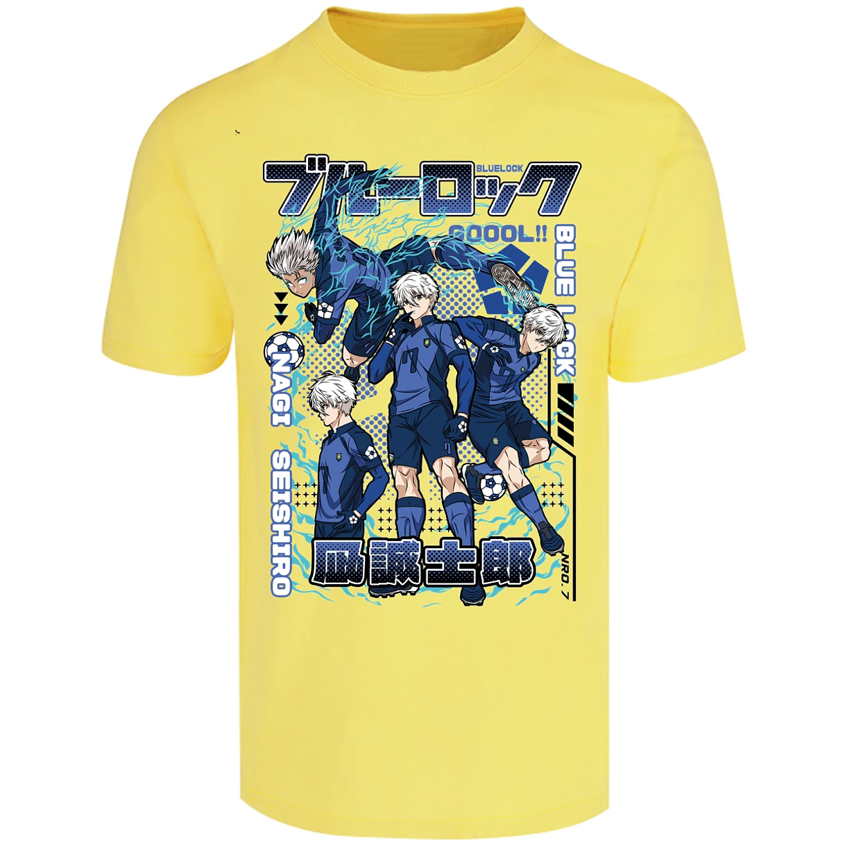 Playera Blue Lock Nagi Blue Lock para Adulto 4