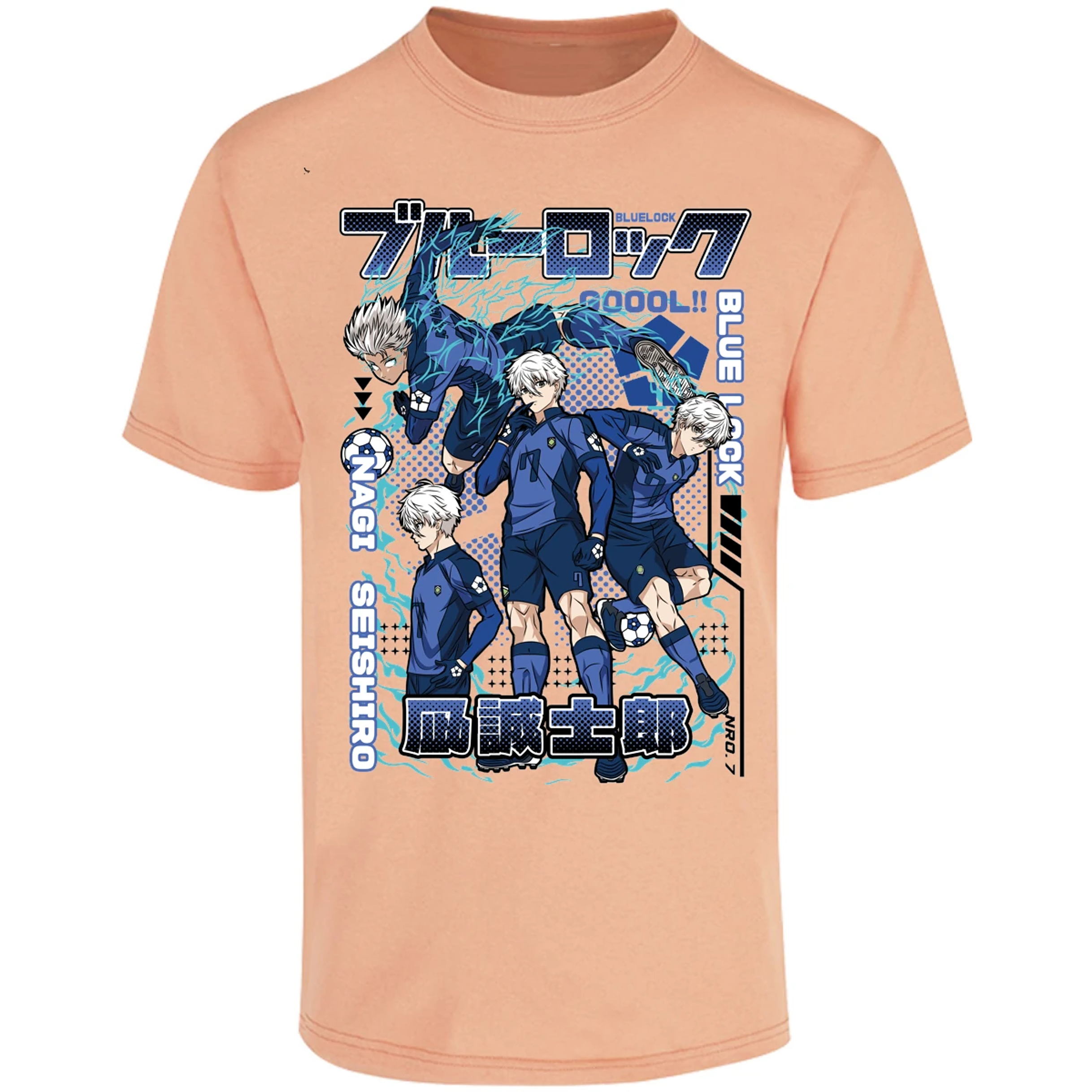 Playera Blue Lock Nagi Blue Lock para Adulto 5
