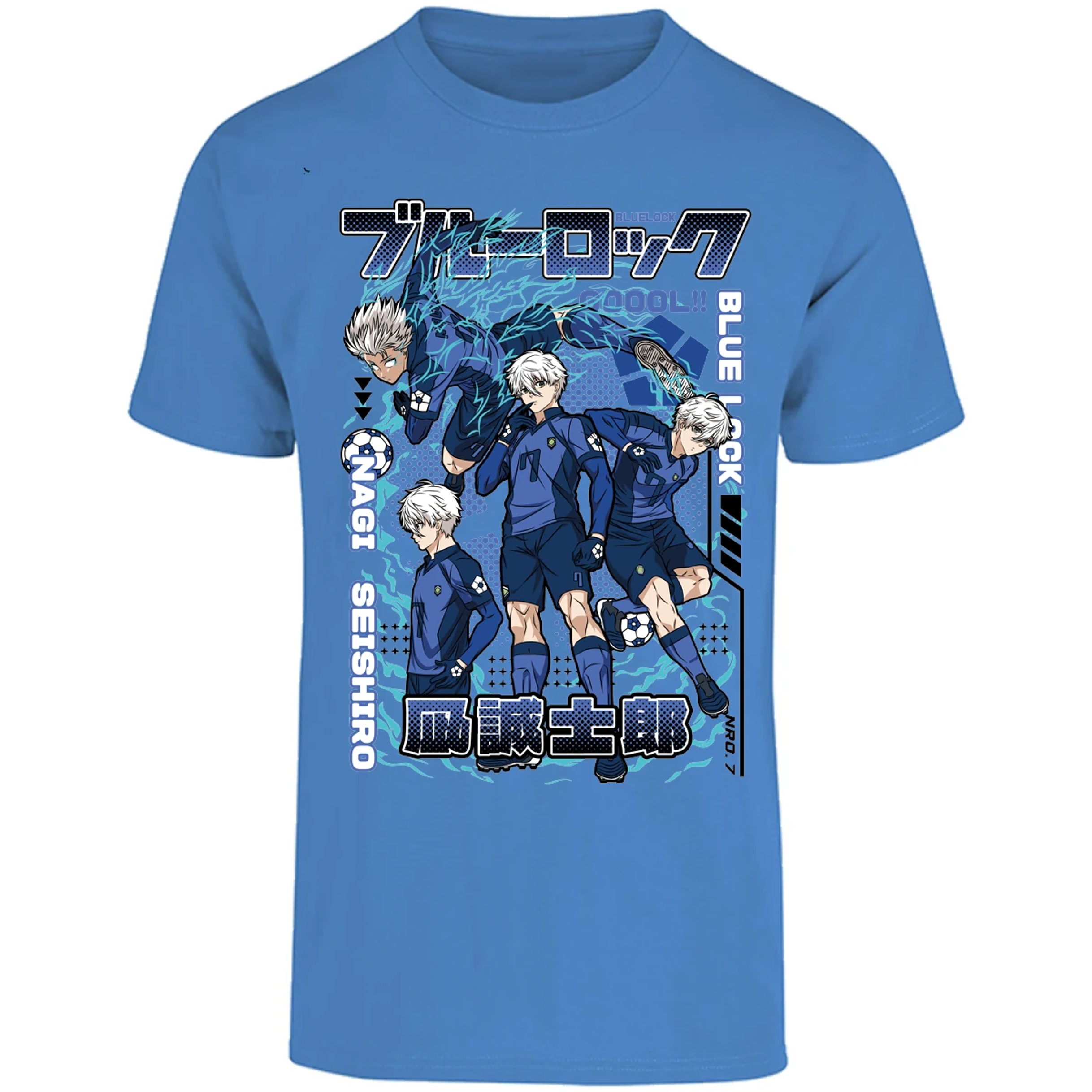 Playera Blue Lock Nagi Blue Lock para Adulto 6
