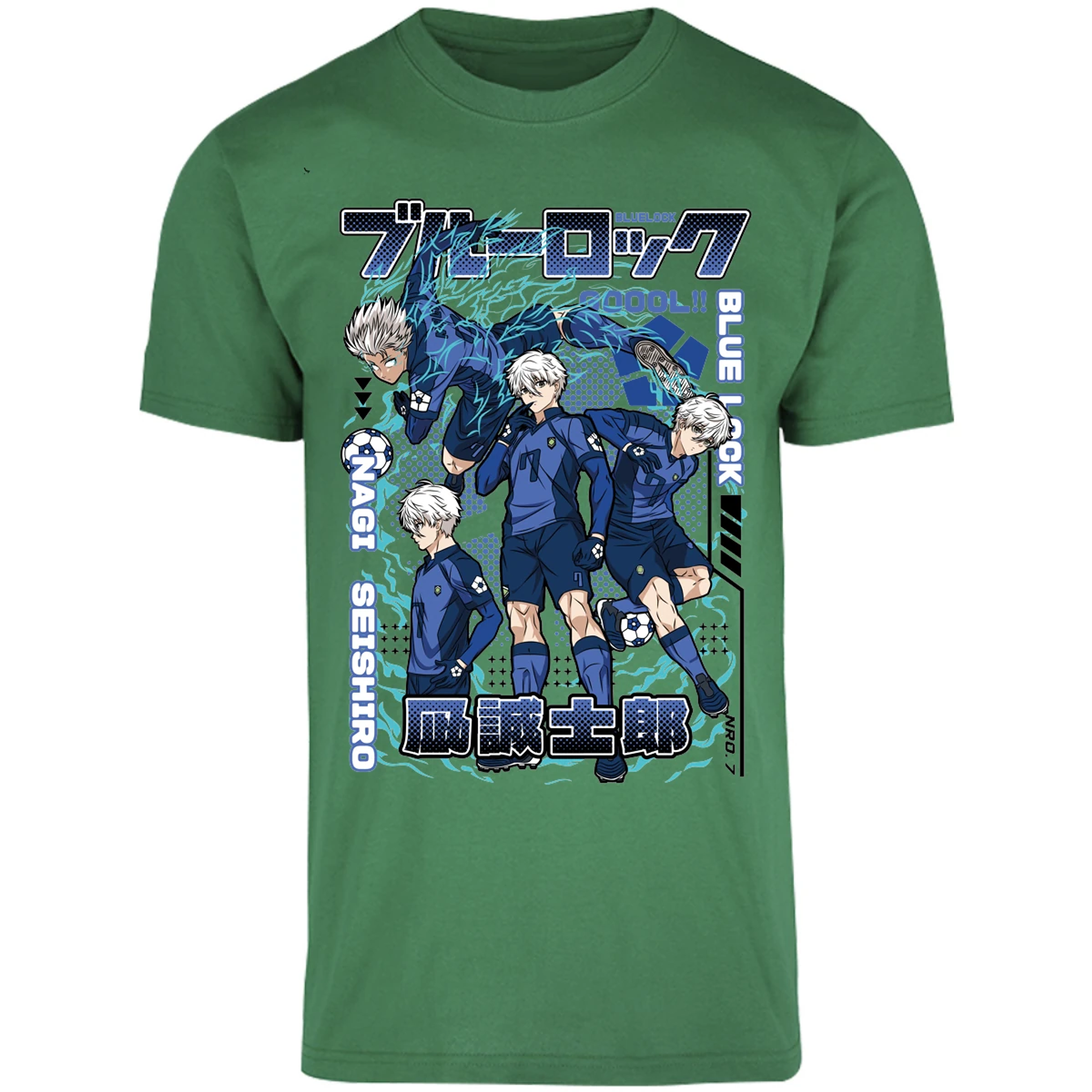 Playera Blue Lock Nagi Blue Lock para Adulto 7