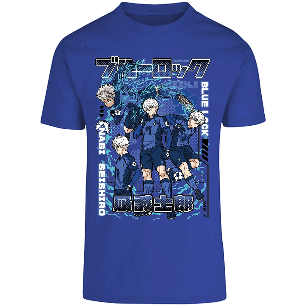 Playera Blue Lock Nagi Blue Lock para Adulto 11