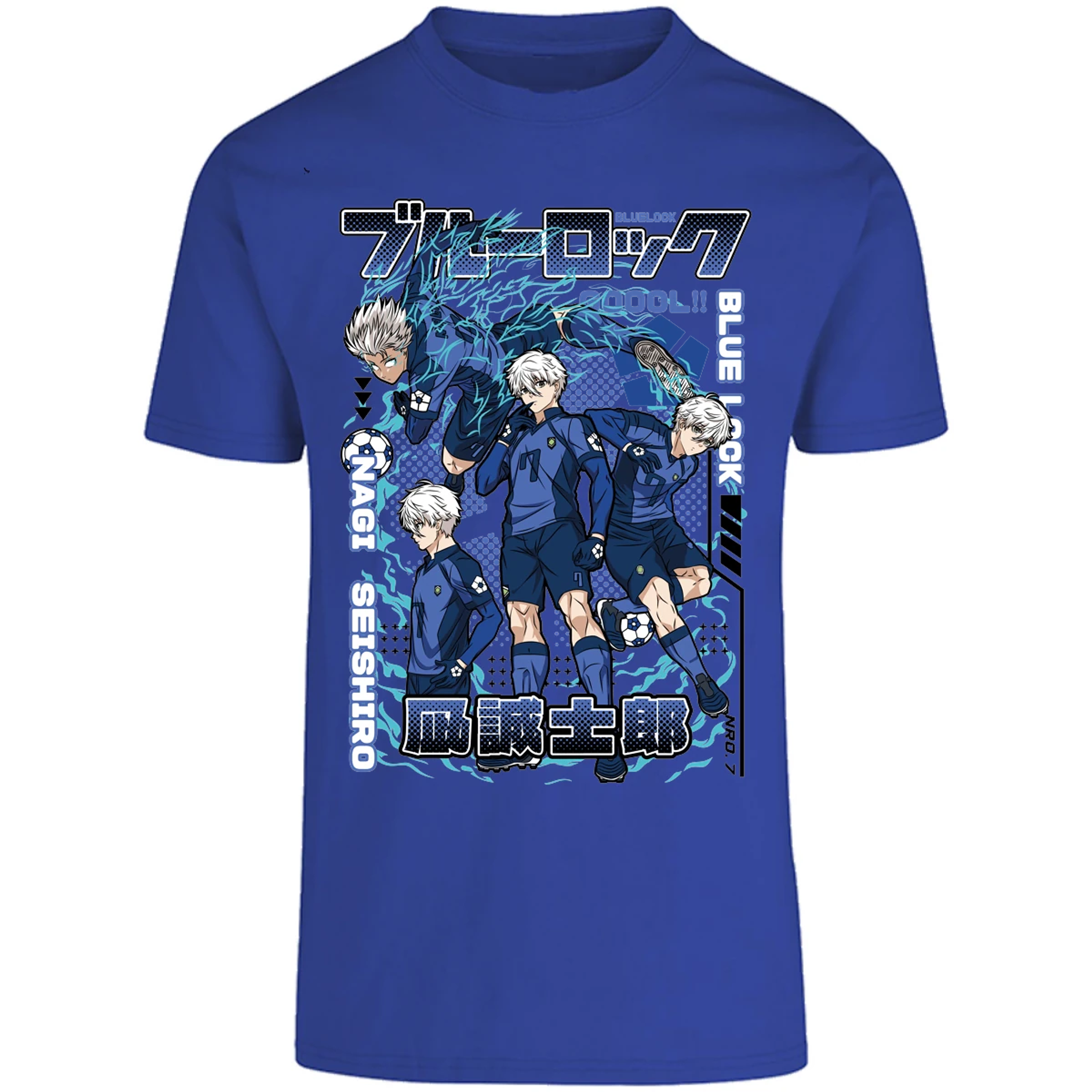 Playera Blue Lock Nagi Blue Lock para Adulto 11