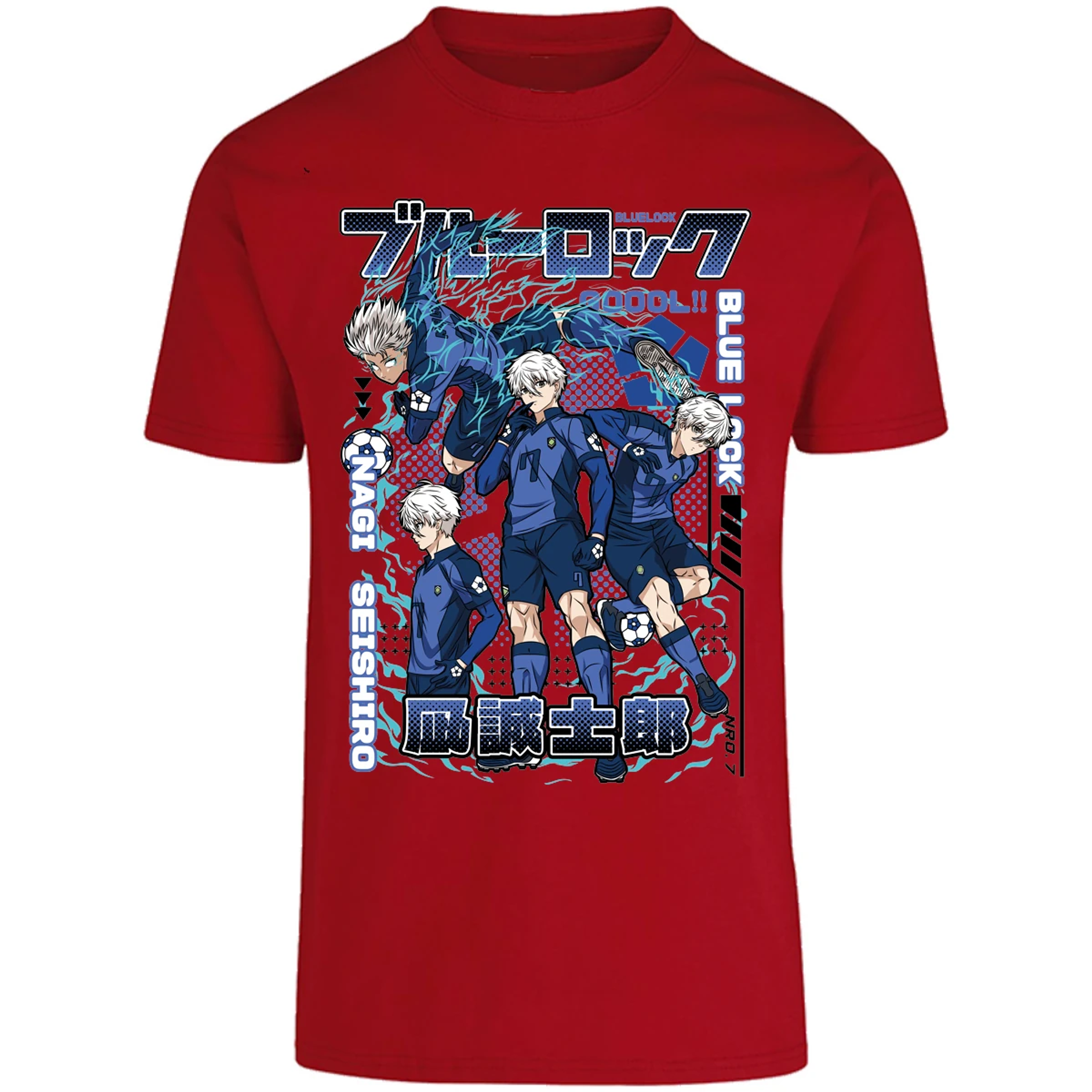 Playera Blue Lock Nagi Blue Lock para Adulto 12