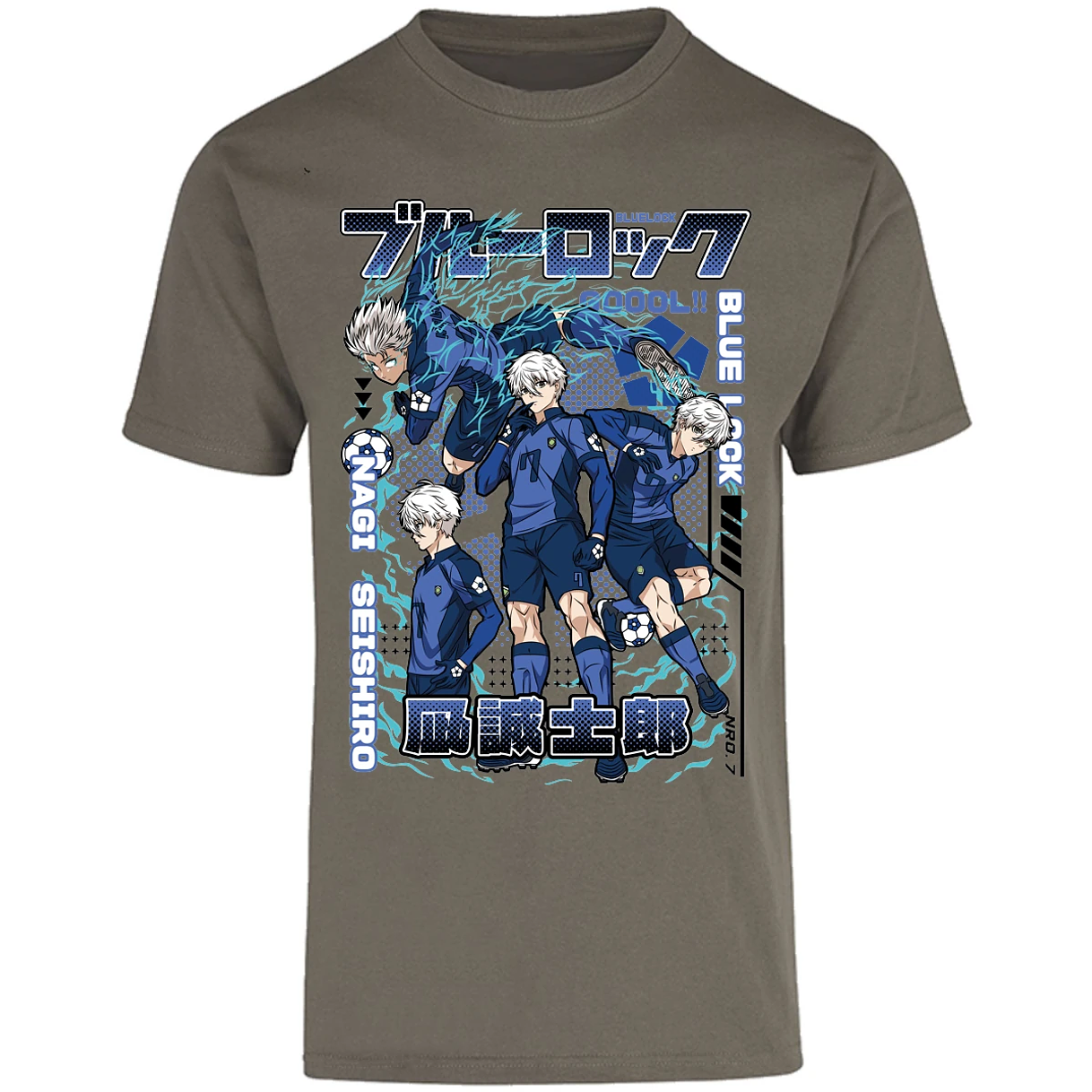 Playera Blue Lock Nagi Blue Lock para Adulto 14