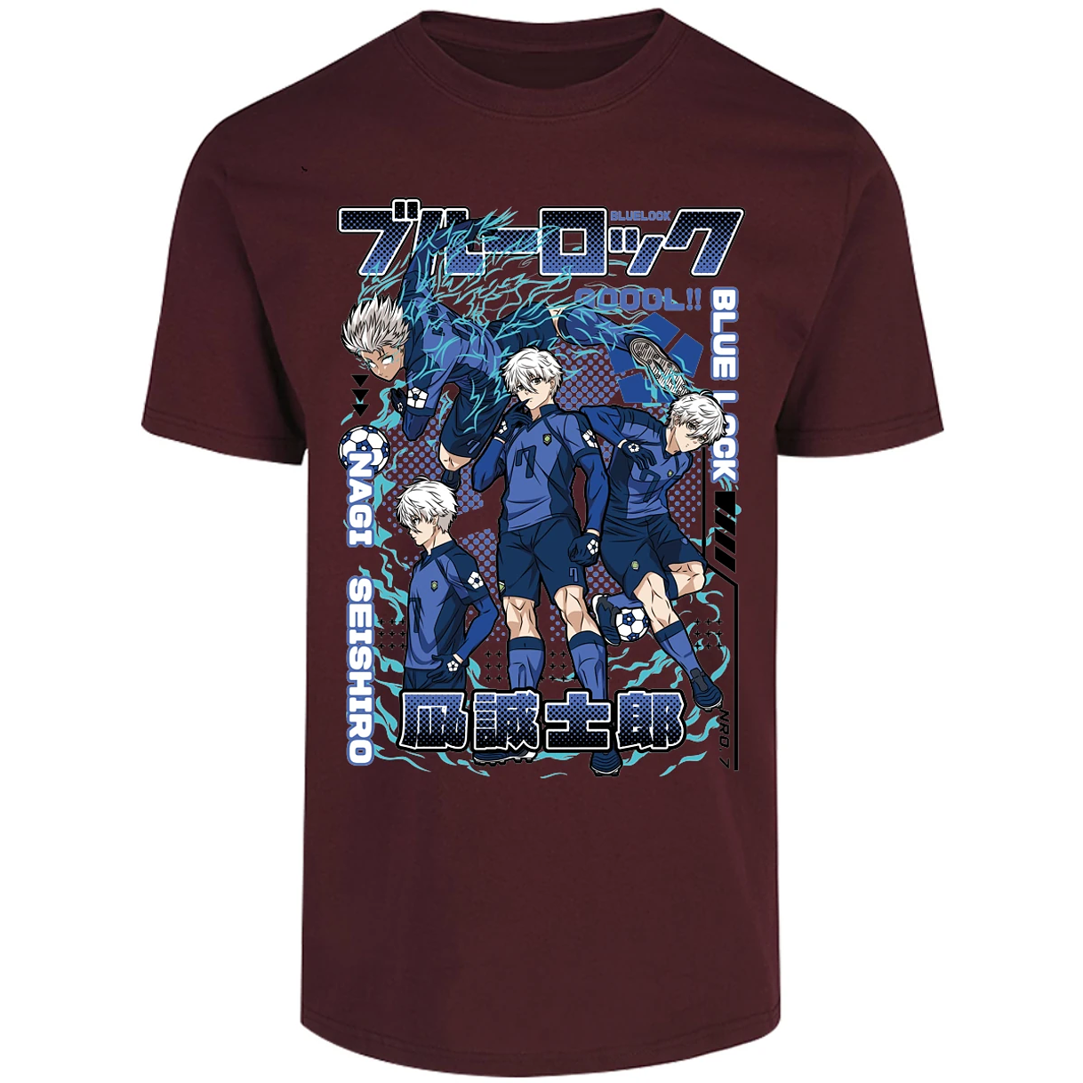 Playera Blue Lock Nagi Blue Lock para Adulto 15