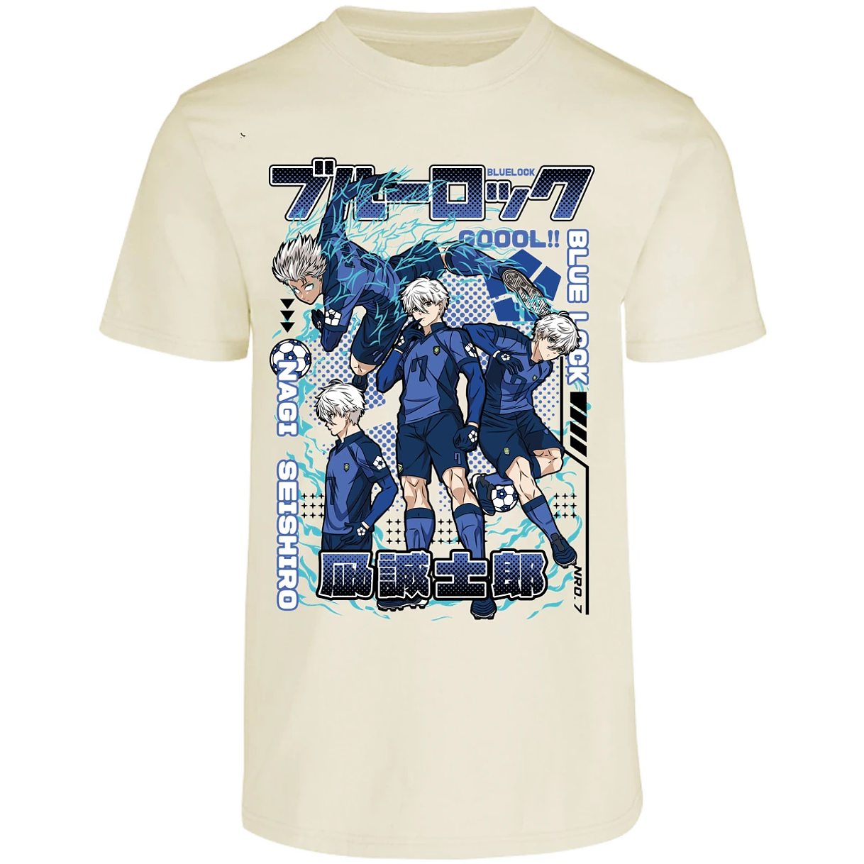 Playera Blue Lock Nagi Blue Lock para Adulto 16