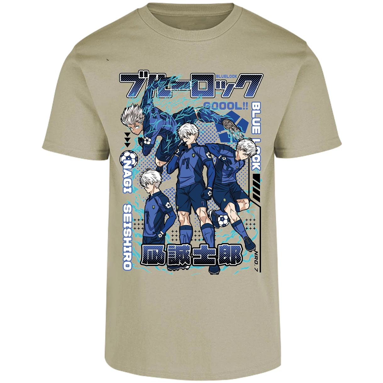 Playera Blue Lock Nagi Blue Lock para Adulto 19