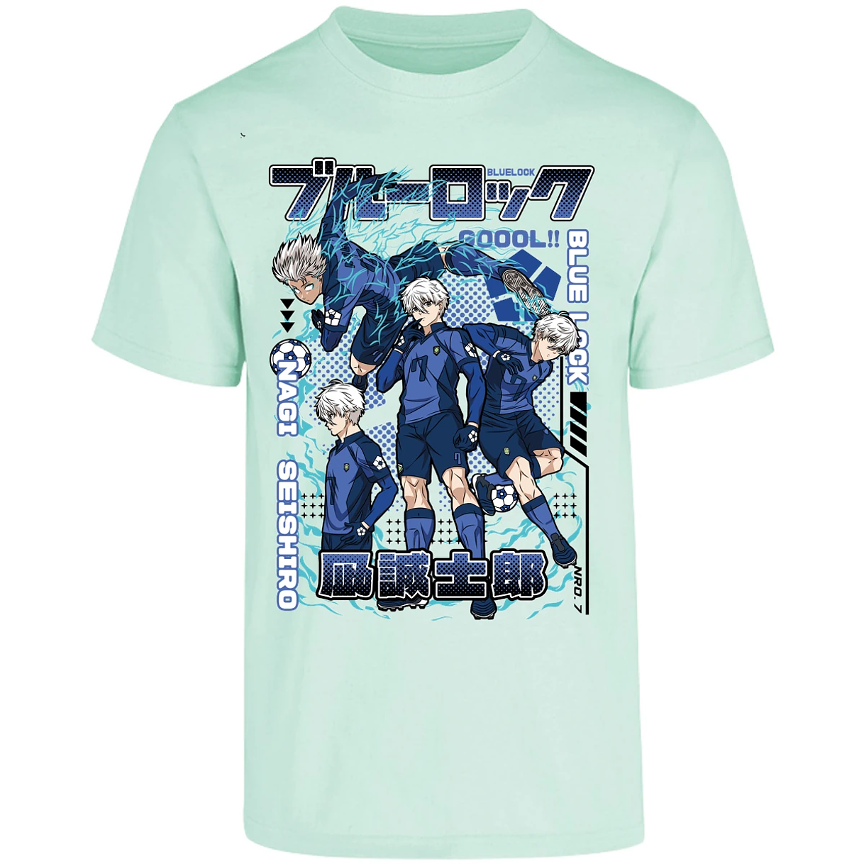 Playera Blue Lock Nagi Blue Lock para Adulto 22