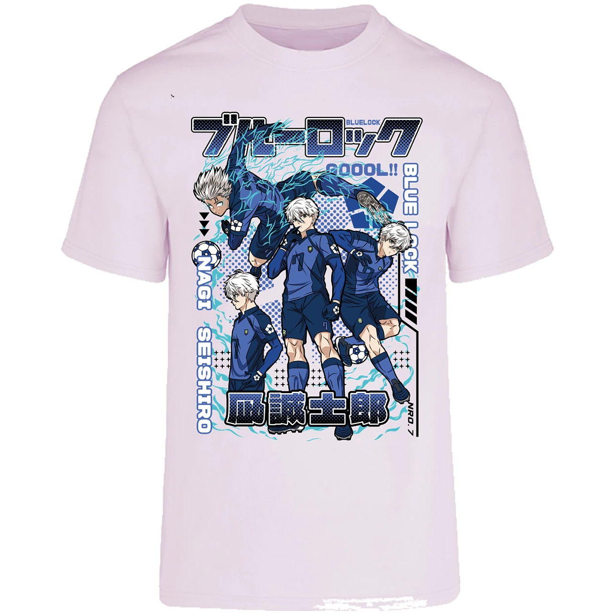 Playera Blue Lock Nagi Blue Lock para Adulto 23
