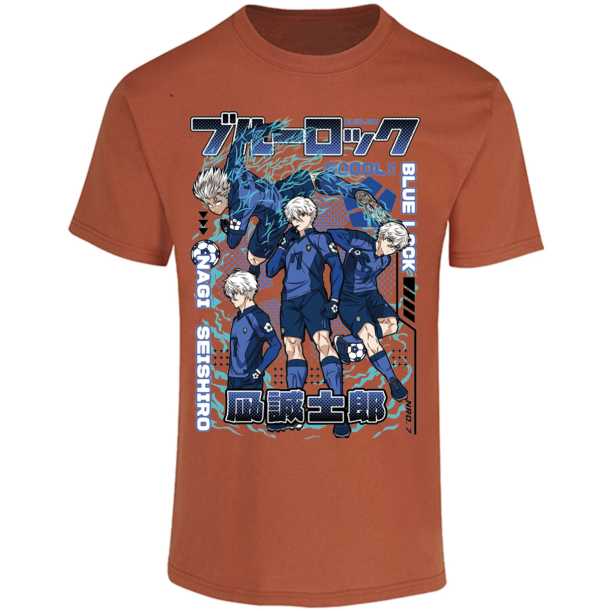 Playera Blue Lock Nagi Blue Lock para Adulto 24