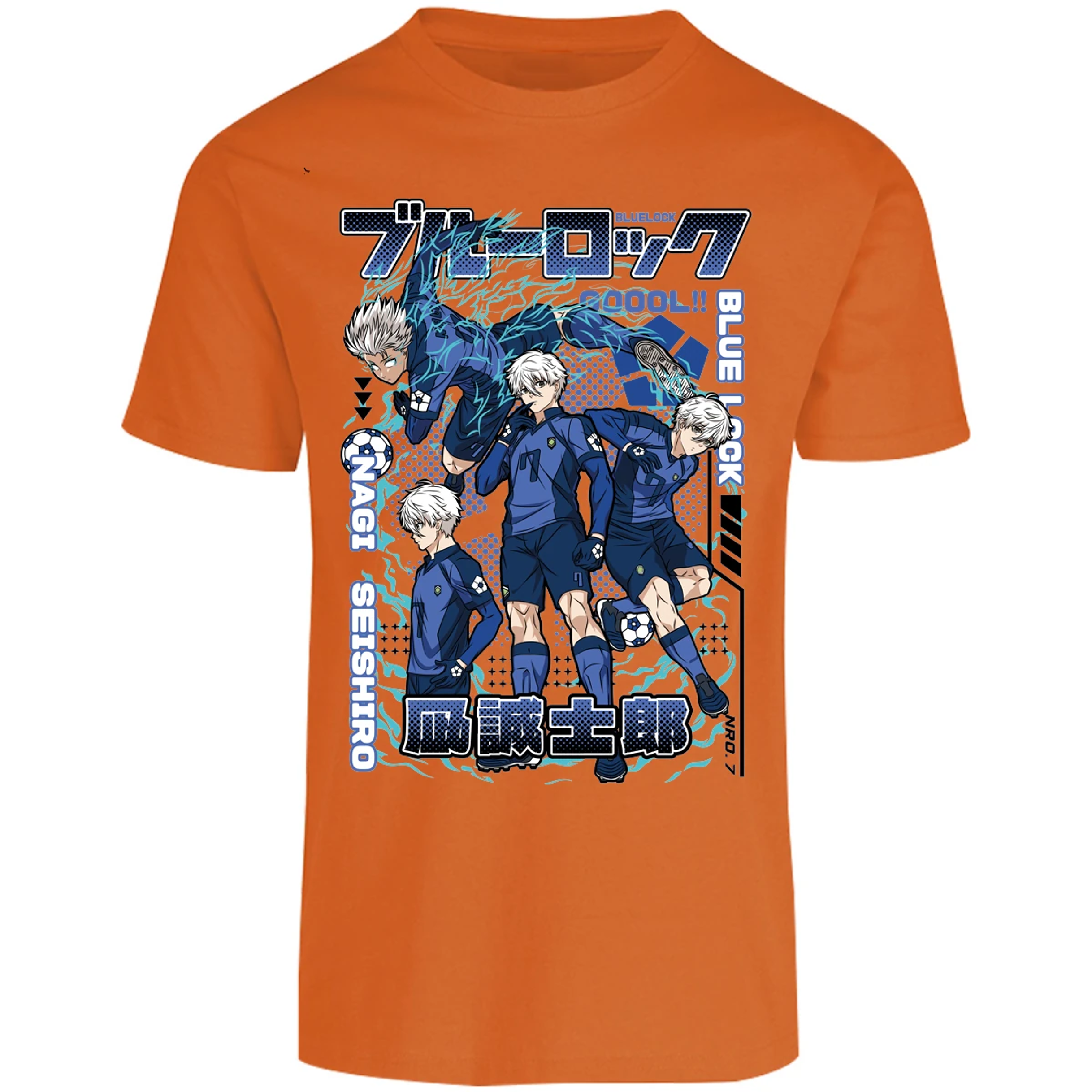 Playera Blue Lock Nagi Blue Lock para Adulto 25