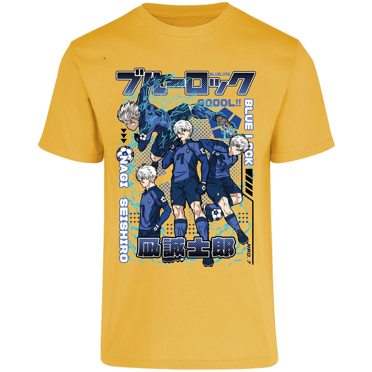 Playera Blue Lock Nagi Blue Lock para Adulto 26
