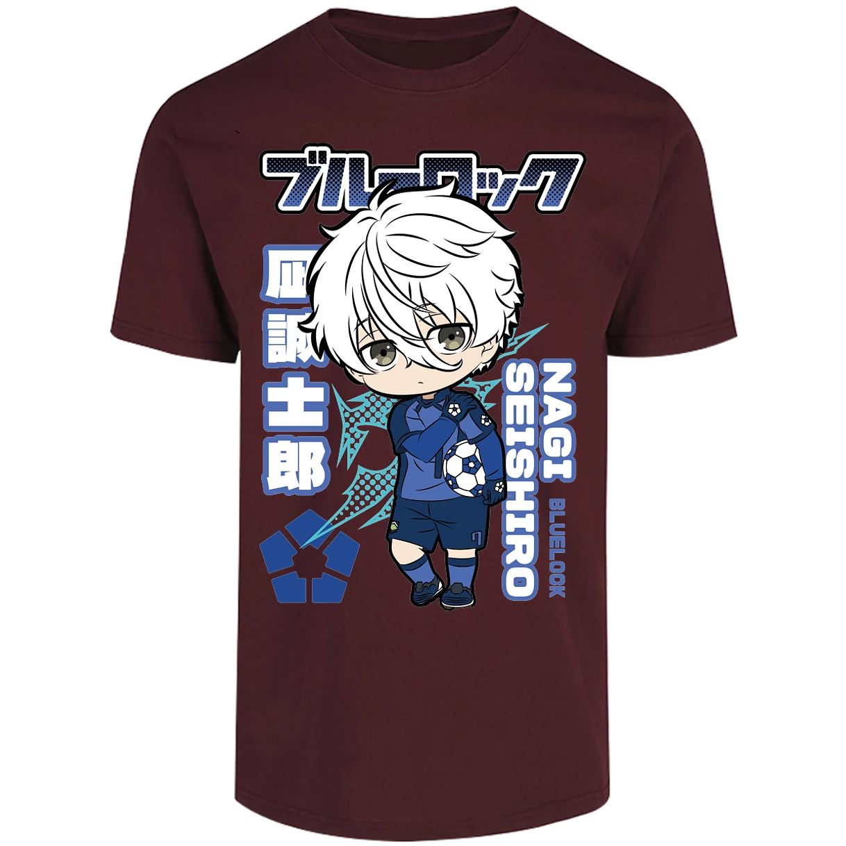 Playera Blue Lock Nagi Chibi Blue Lock para Adulto 1