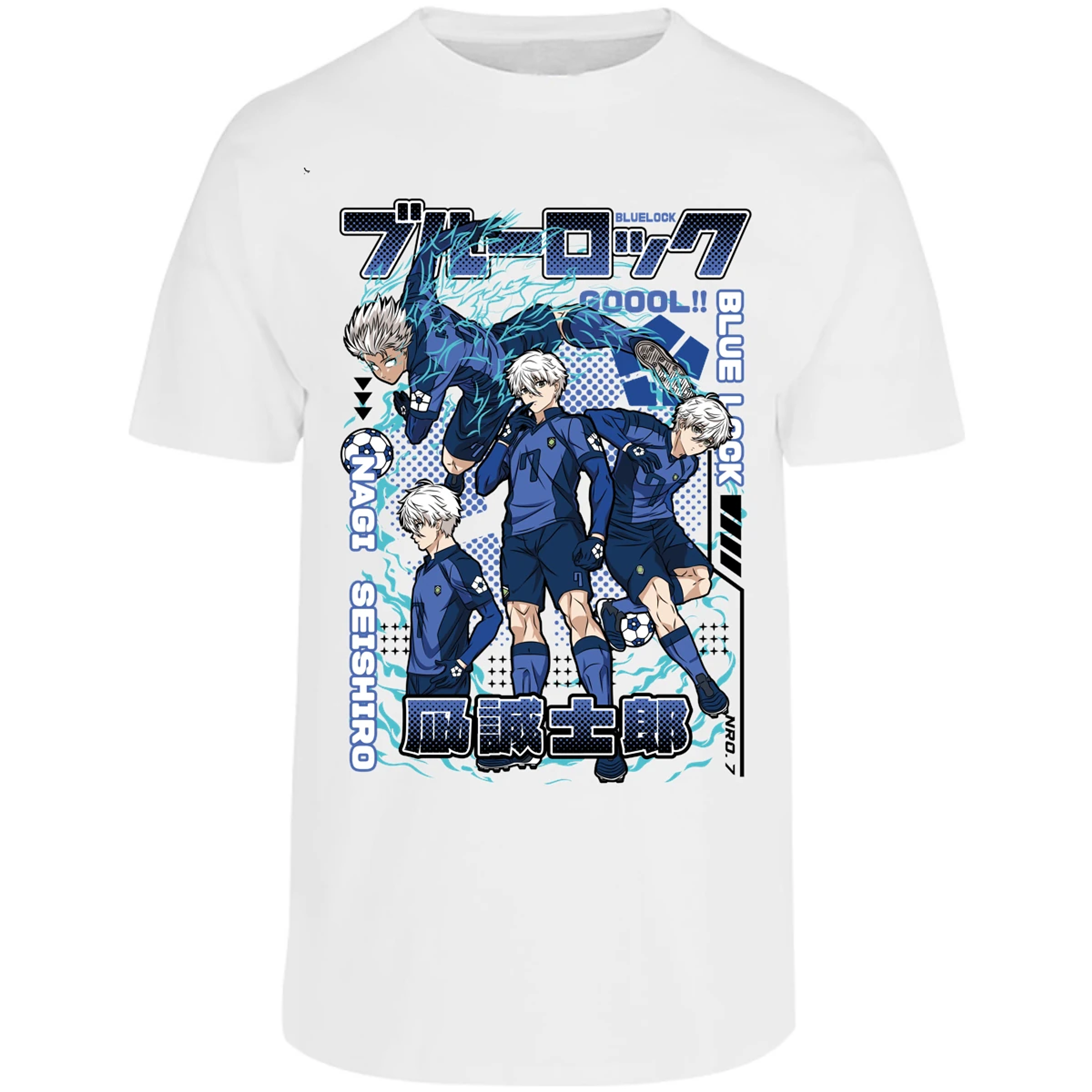 Playera Blue Lock Nagi Blue Lock para Adulto 27