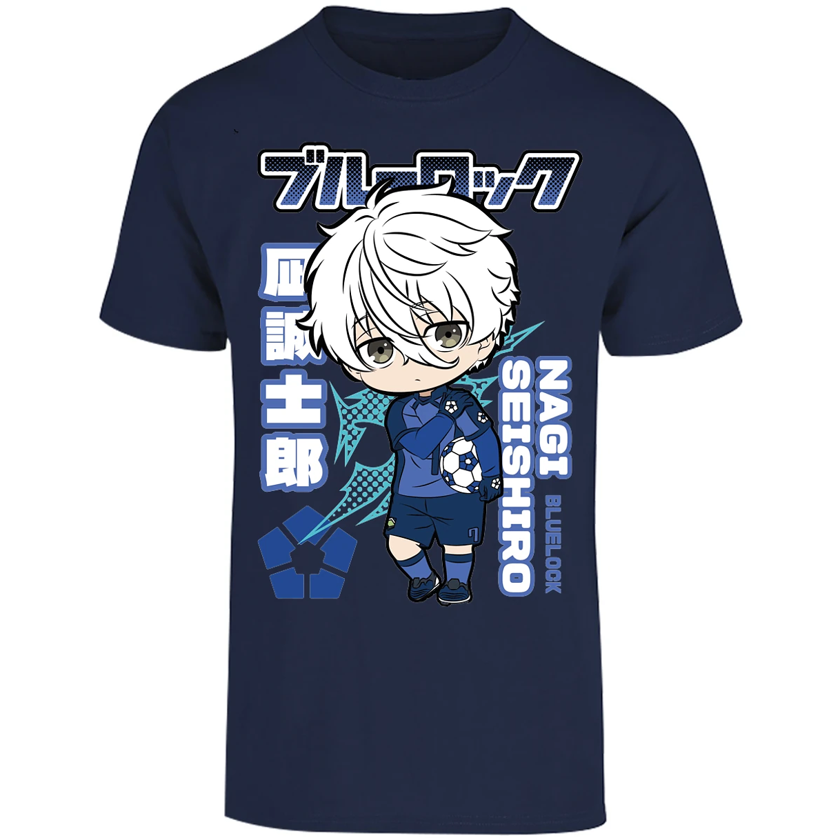Playera Blue Lock Nagi Chibi Blue Lock para Adulto 2