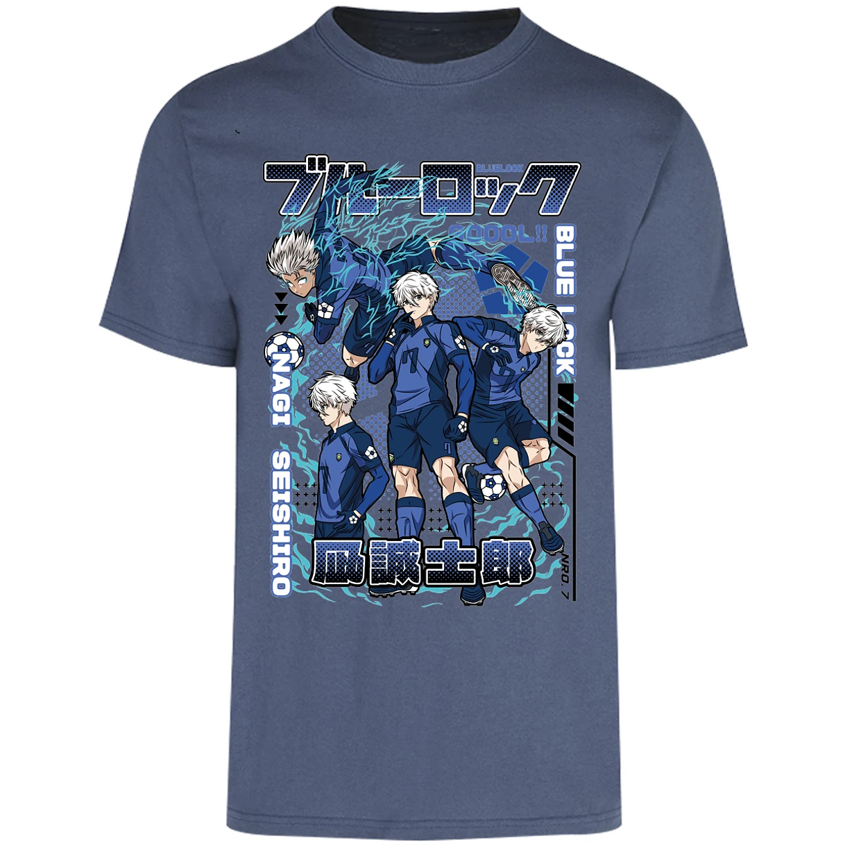 Playera Blue Lock Nagi Blue Lock para Adulto 28