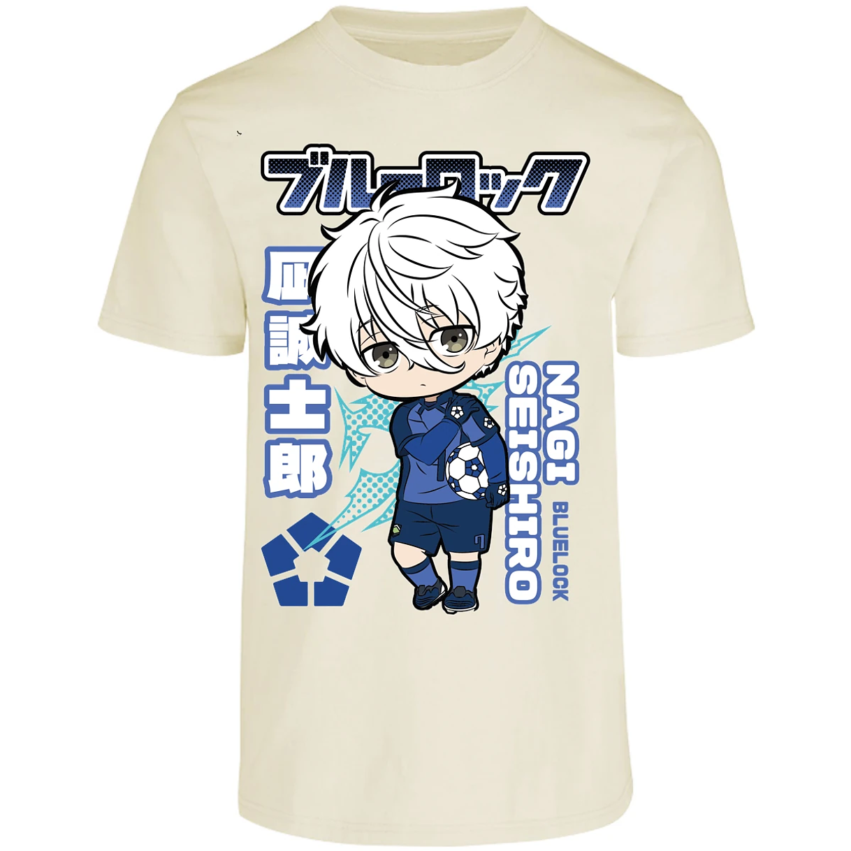 Playera Blue Lock Nagi Chibi Blue Lock para Adulto 3
