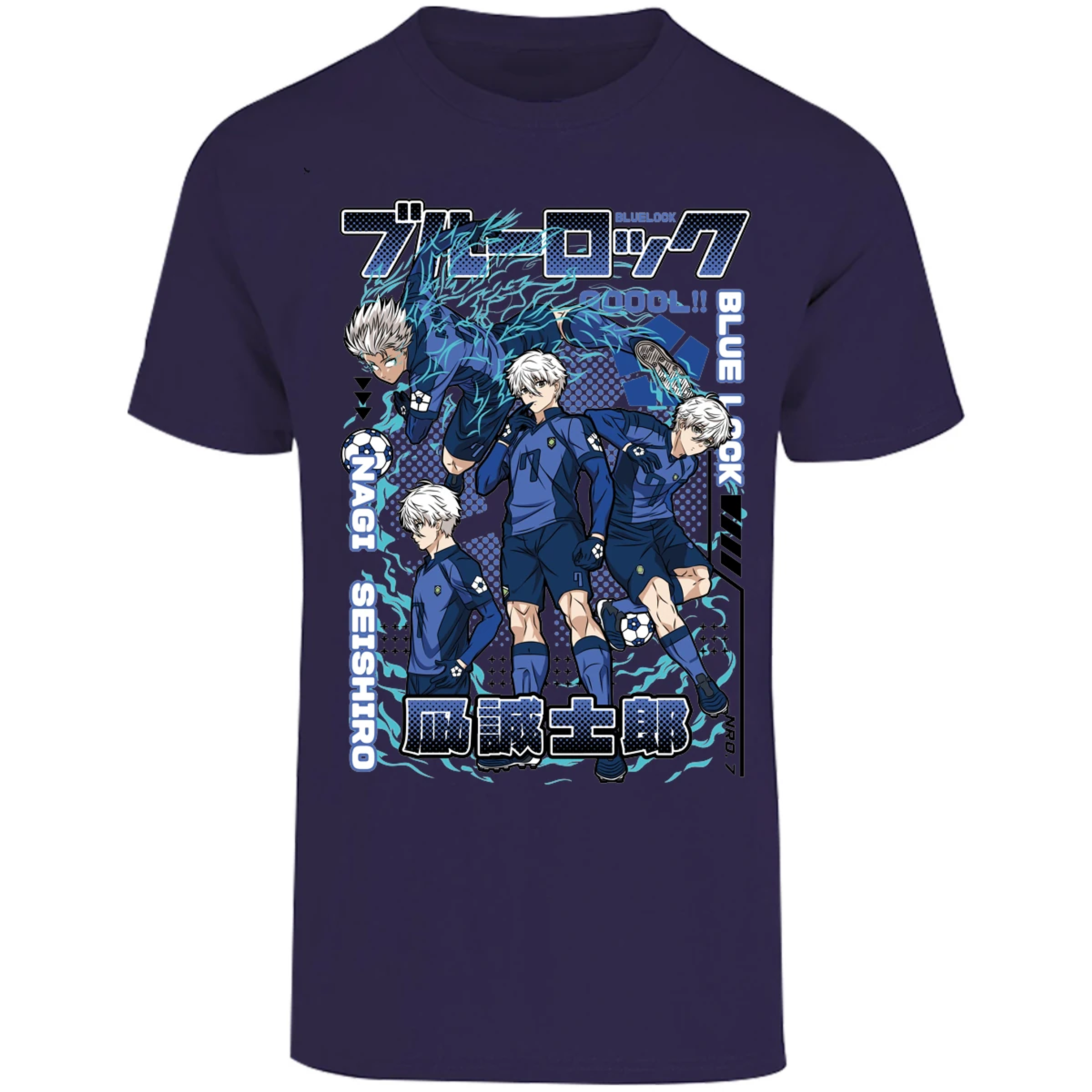 Playera Blue Lock Nagi Blue Lock para Adulto 29