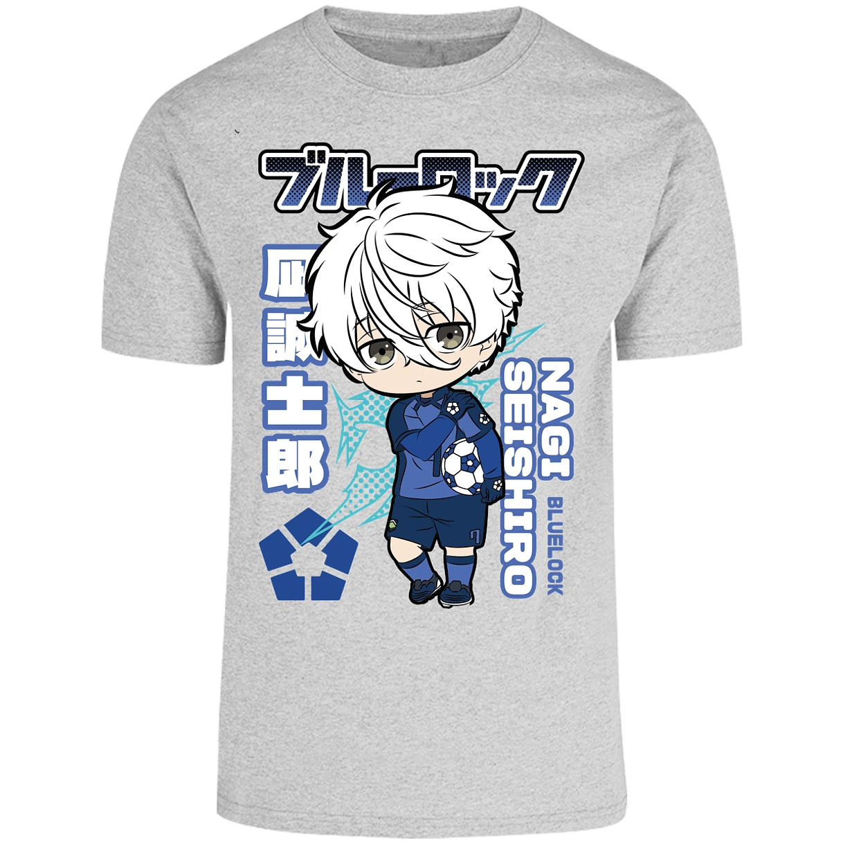Playera Blue Lock Nagi Chibi Blue Lock para Adulto 4