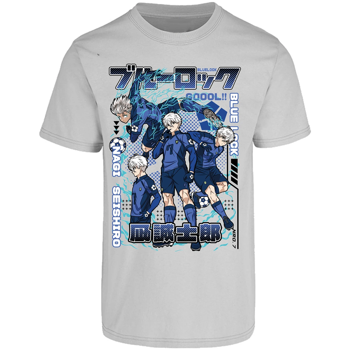 Playera Blue Lock Nagi Blue Lock para Adulto 30