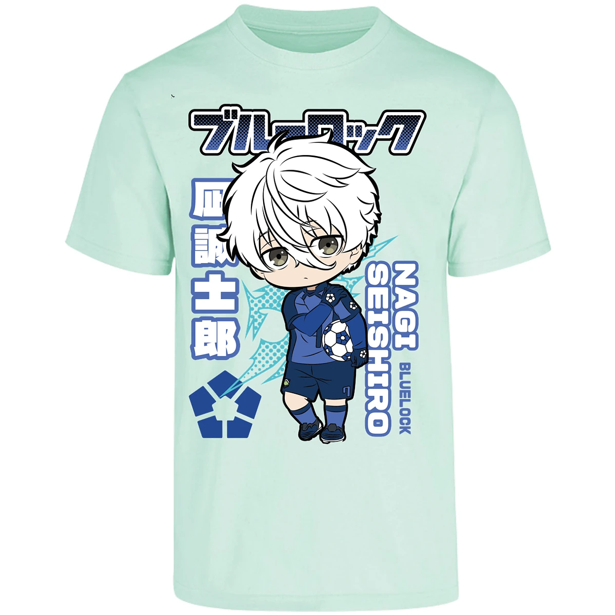 Playera Blue Lock Nagi Chibi Blue Lock para Adulto 5