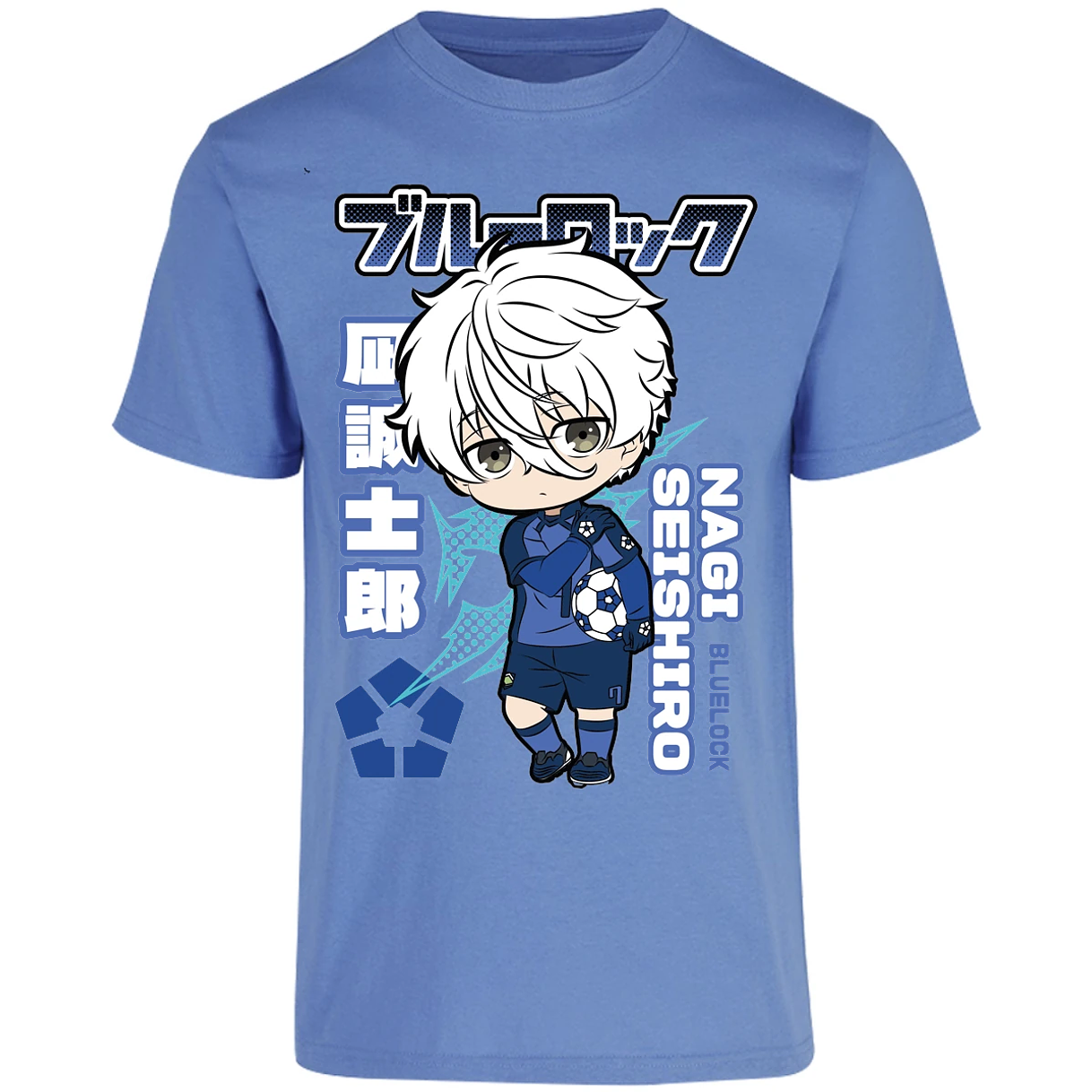 Playera Blue Lock Nagi Chibi Blue Lock para Adulto 6