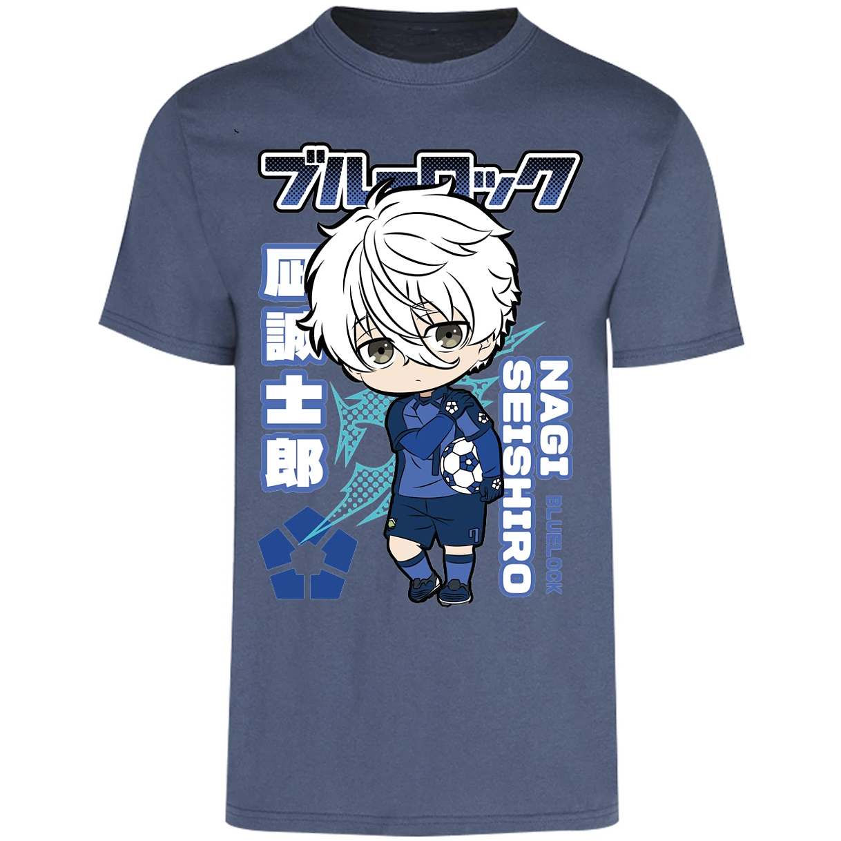 Playera Blue Lock Nagi Chibi Blue Lock para Adulto 8