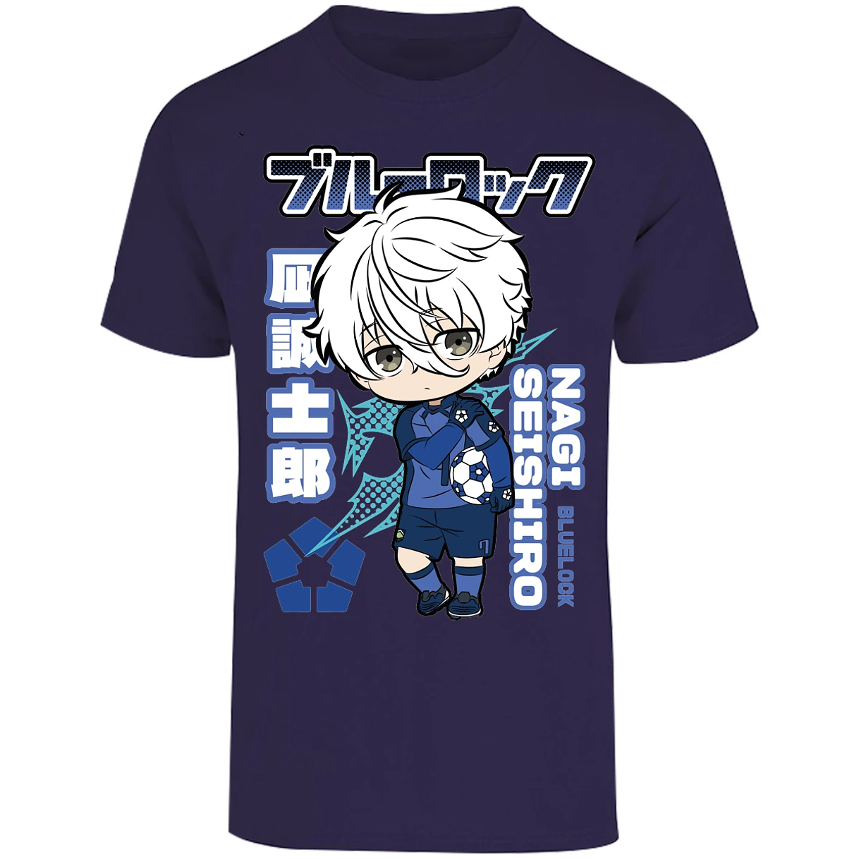 Playera Blue Lock Nagi Chibi Blue Lock para Adulto 9