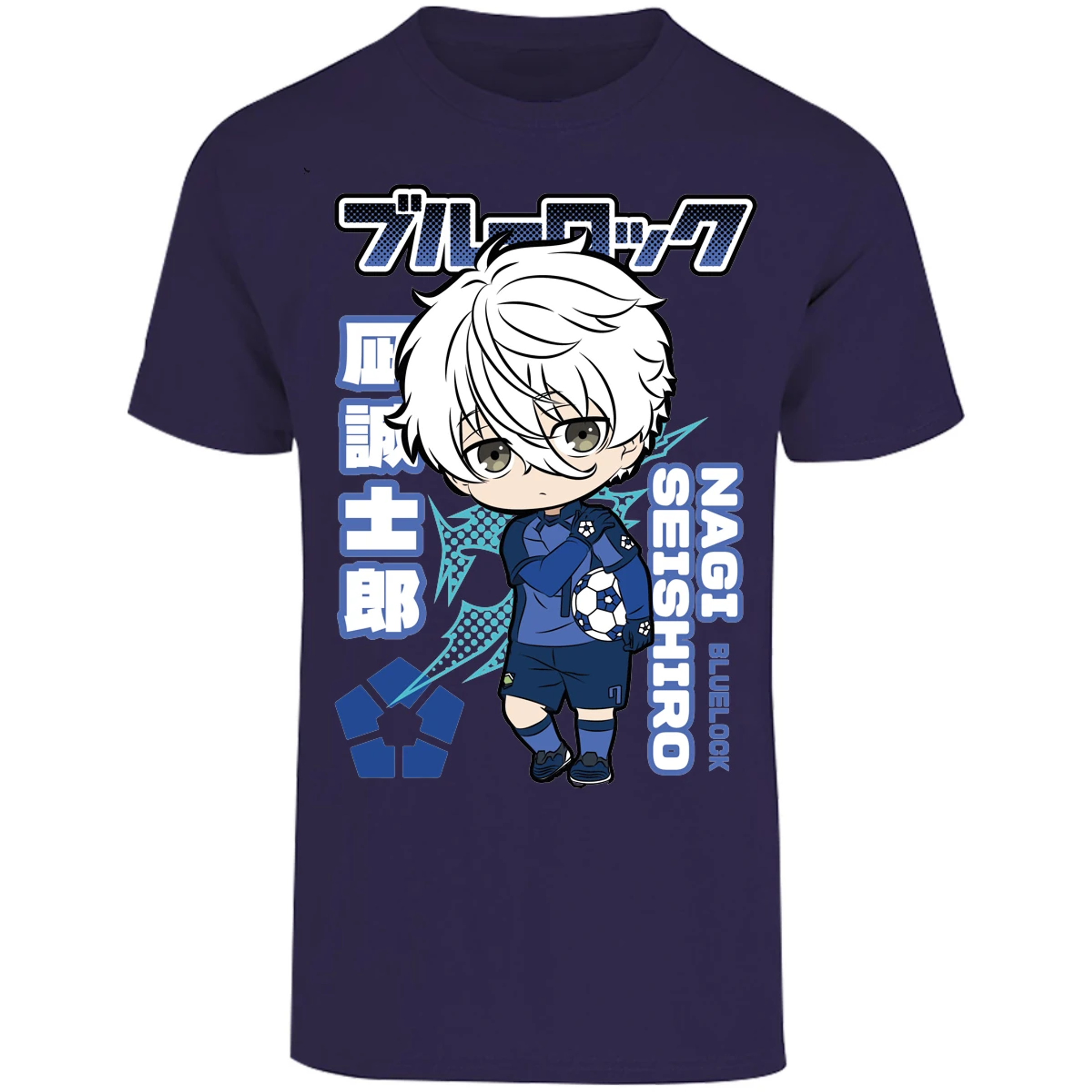 Playera Blue Lock Nagi Chibi Blue Lock para Adulto 9