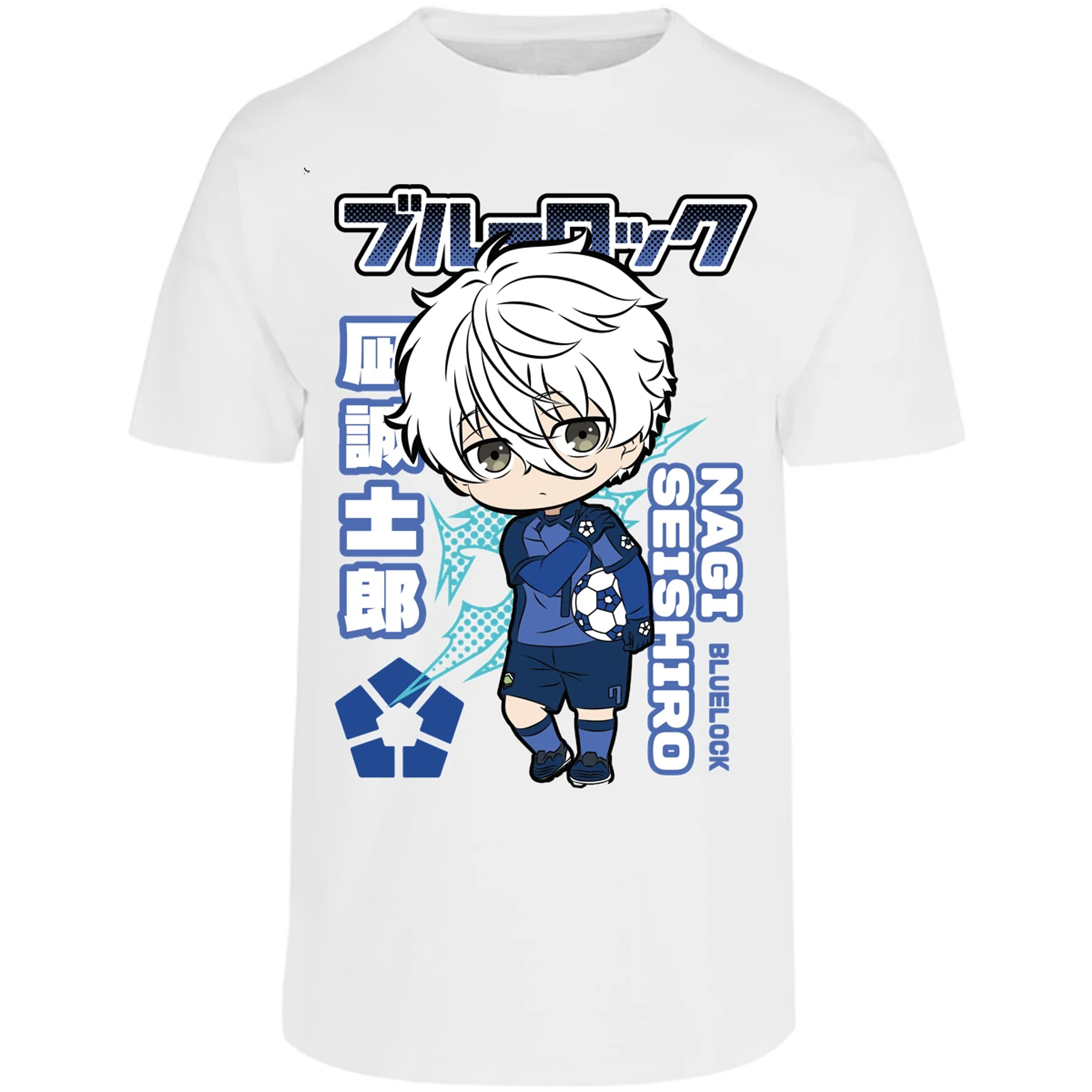 Playera Blue Lock Nagi Chibi Blue Lock para Adulto 10