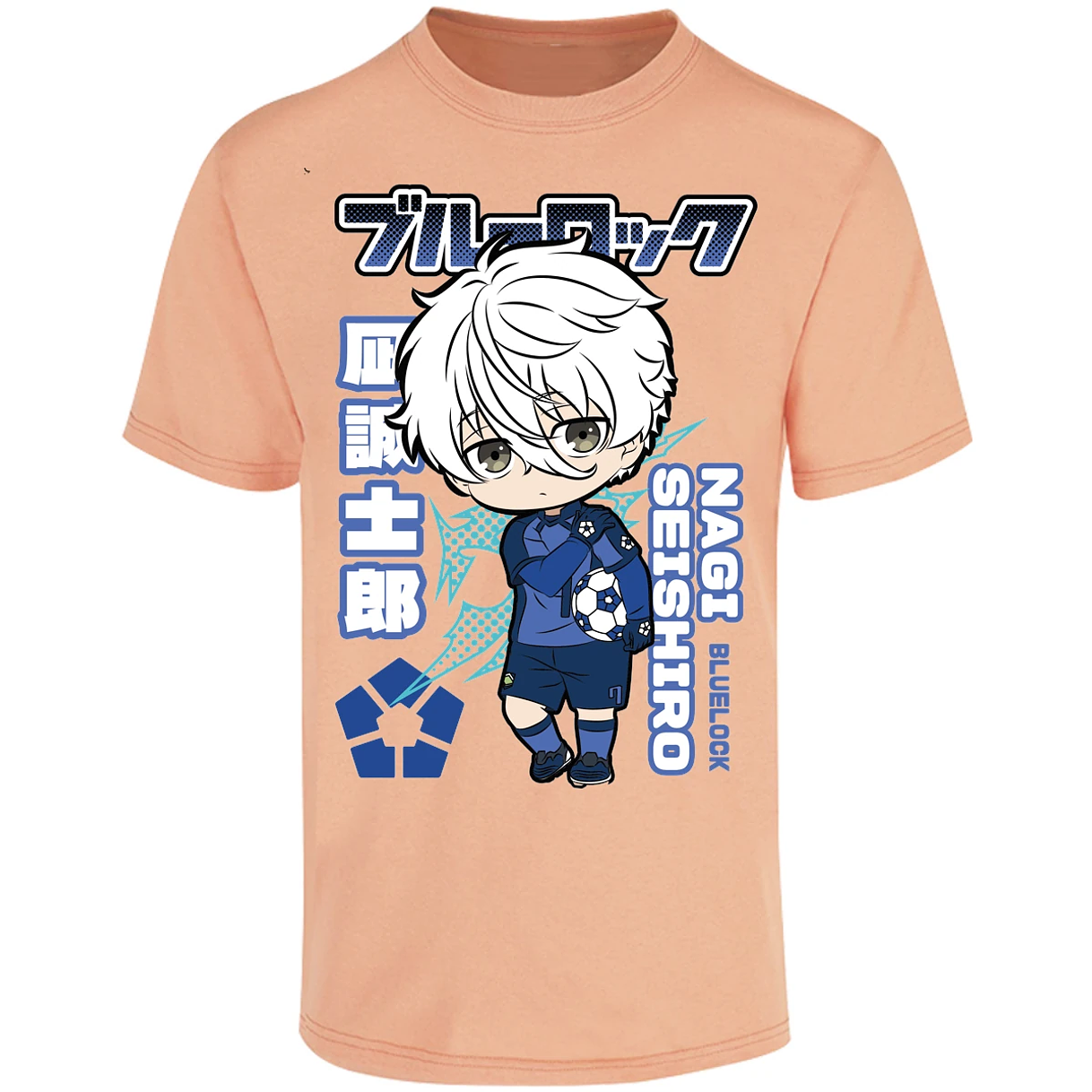 Playera Blue Lock Nagi Chibi Blue Lock para Adulto 11