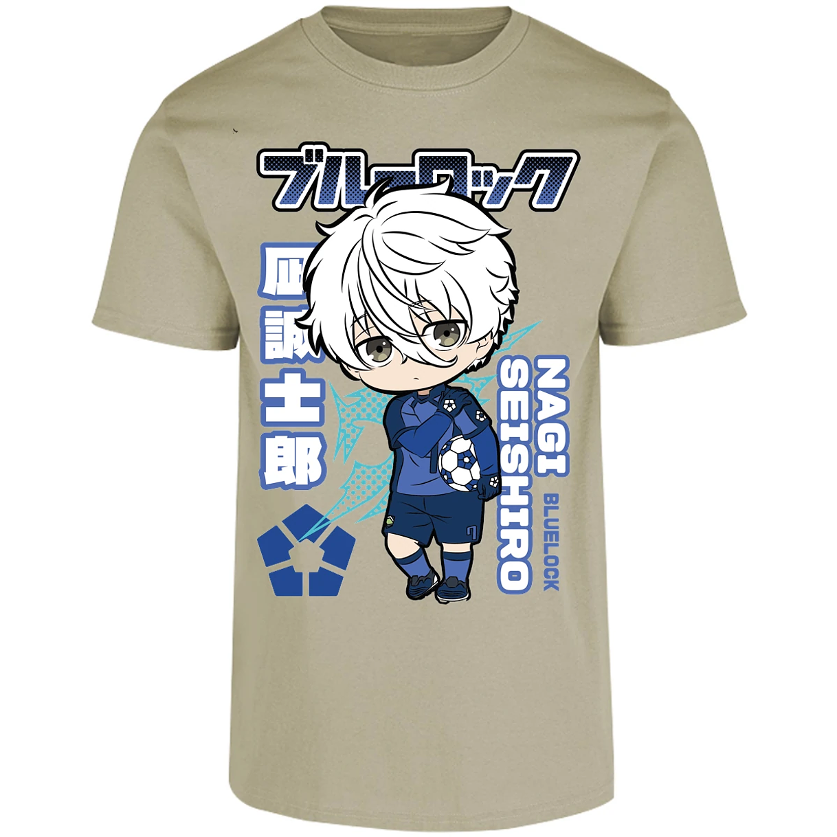 Playera Blue Lock Nagi Chibi Blue Lock para Adulto 12