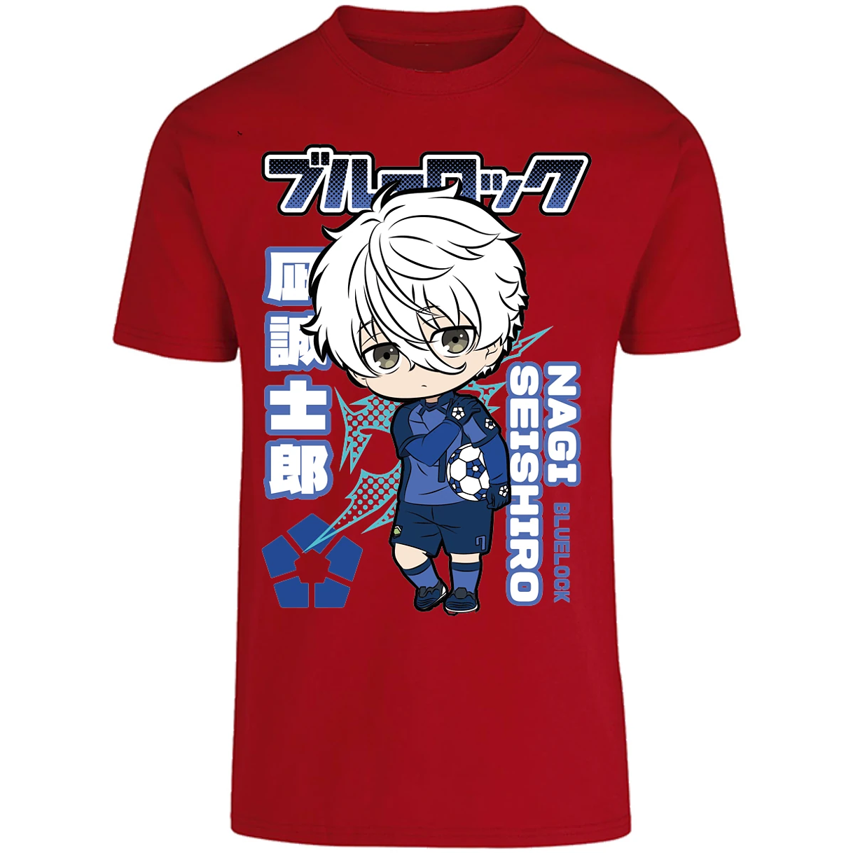 Playera Blue Lock Nagi Chibi Blue Lock para Adulto 17