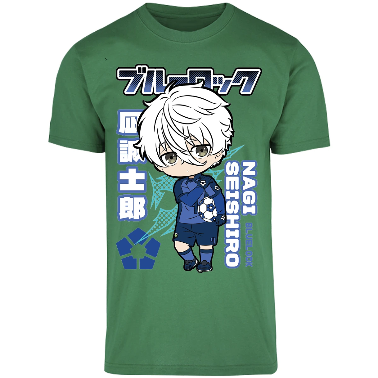 Playera Blue Lock Nagi Chibi Blue Lock para Adulto 20